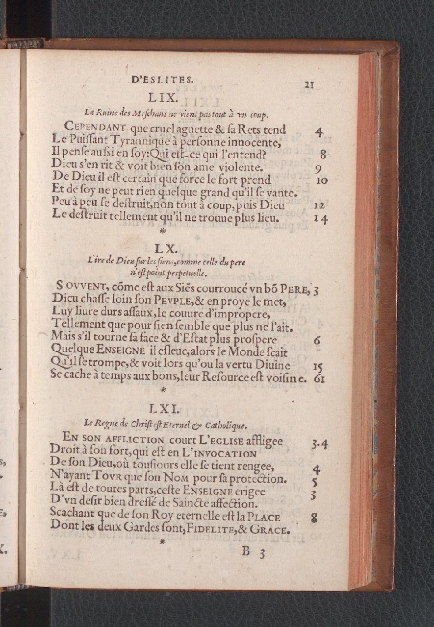 1577 - Jean de Laon - Trésor des 150 psaumes de David - Genève