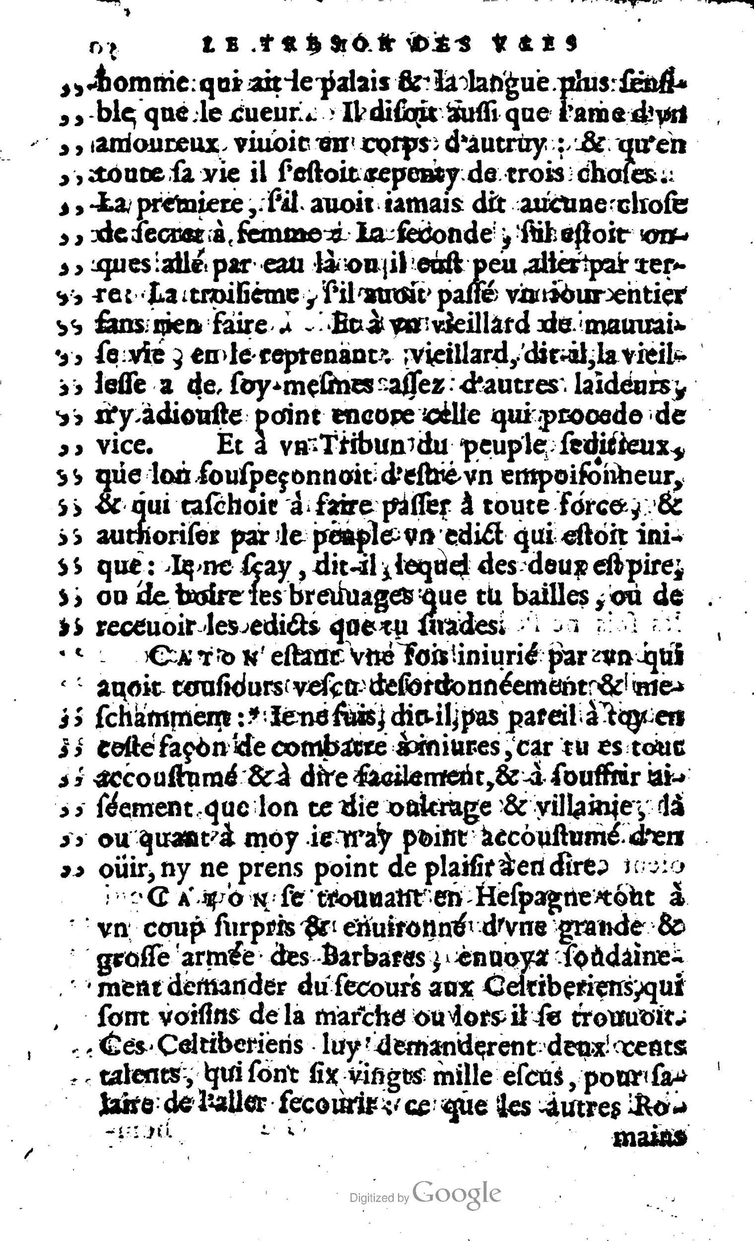 1568 - Willem Silvius - Trésor des vies de Plutarque - Anvers Plantin-Moretus