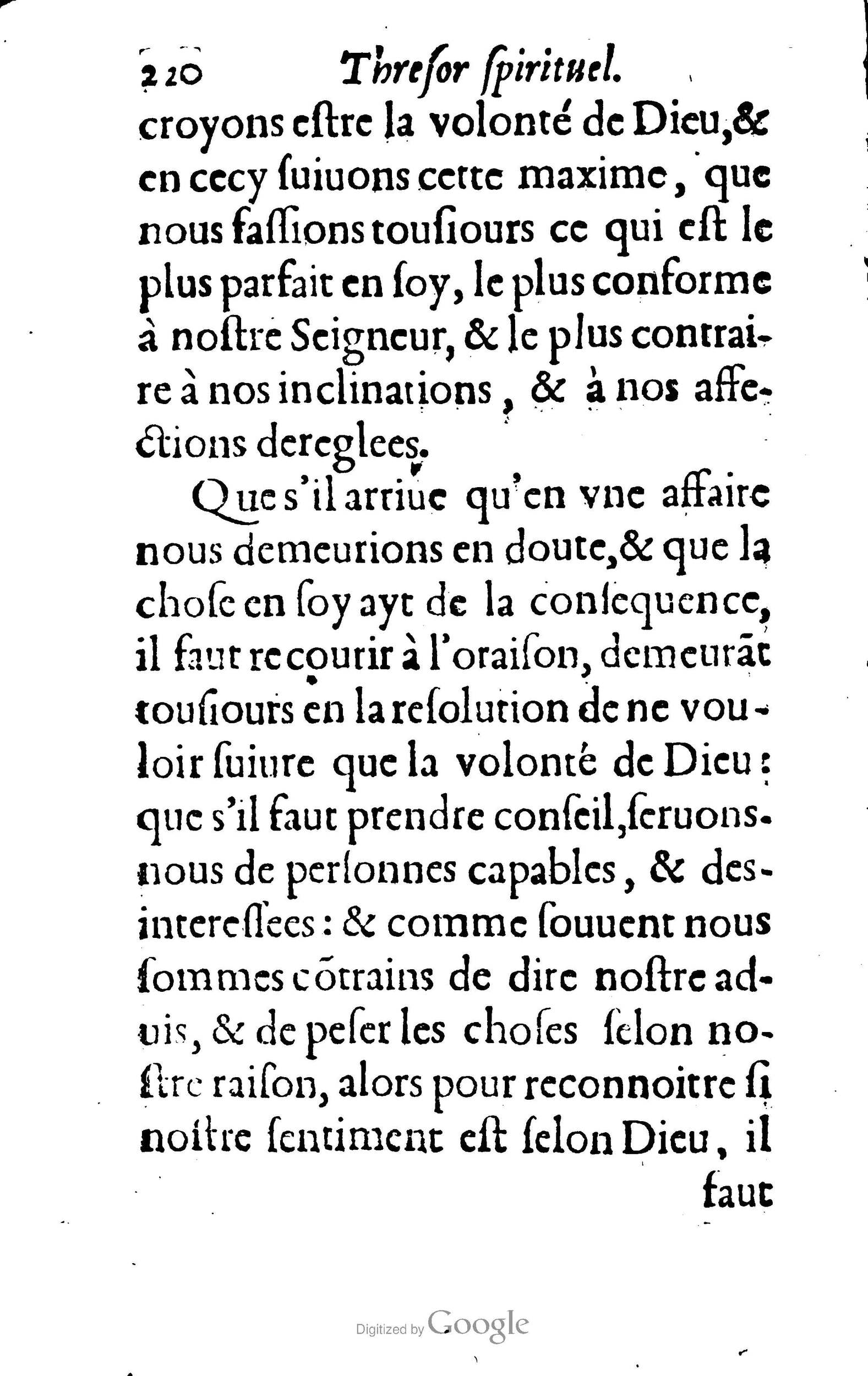 1633 - François Waudré - Trésor spirituel contenant les excellences du christianisme - BM Lyon