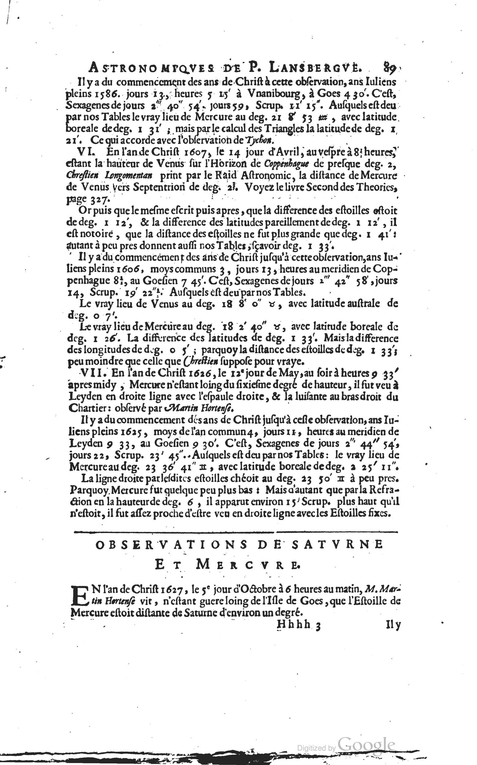 1634 - Zacharie Roman - Les Tables perpétuelles - Universiteit Leiden