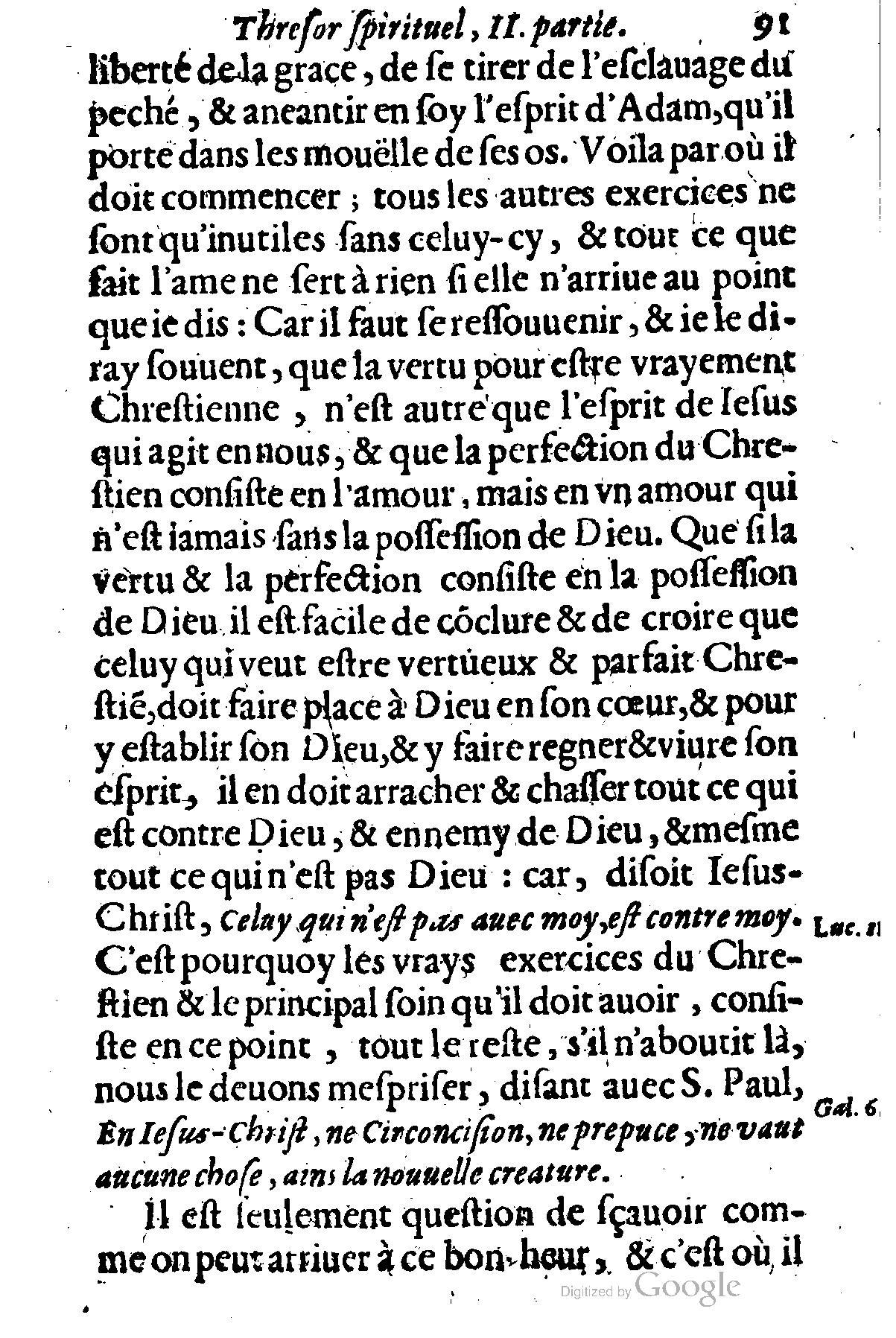 1635 - Sébastien Huré - Trésor spirituel contenant les obligations - BM Lyon