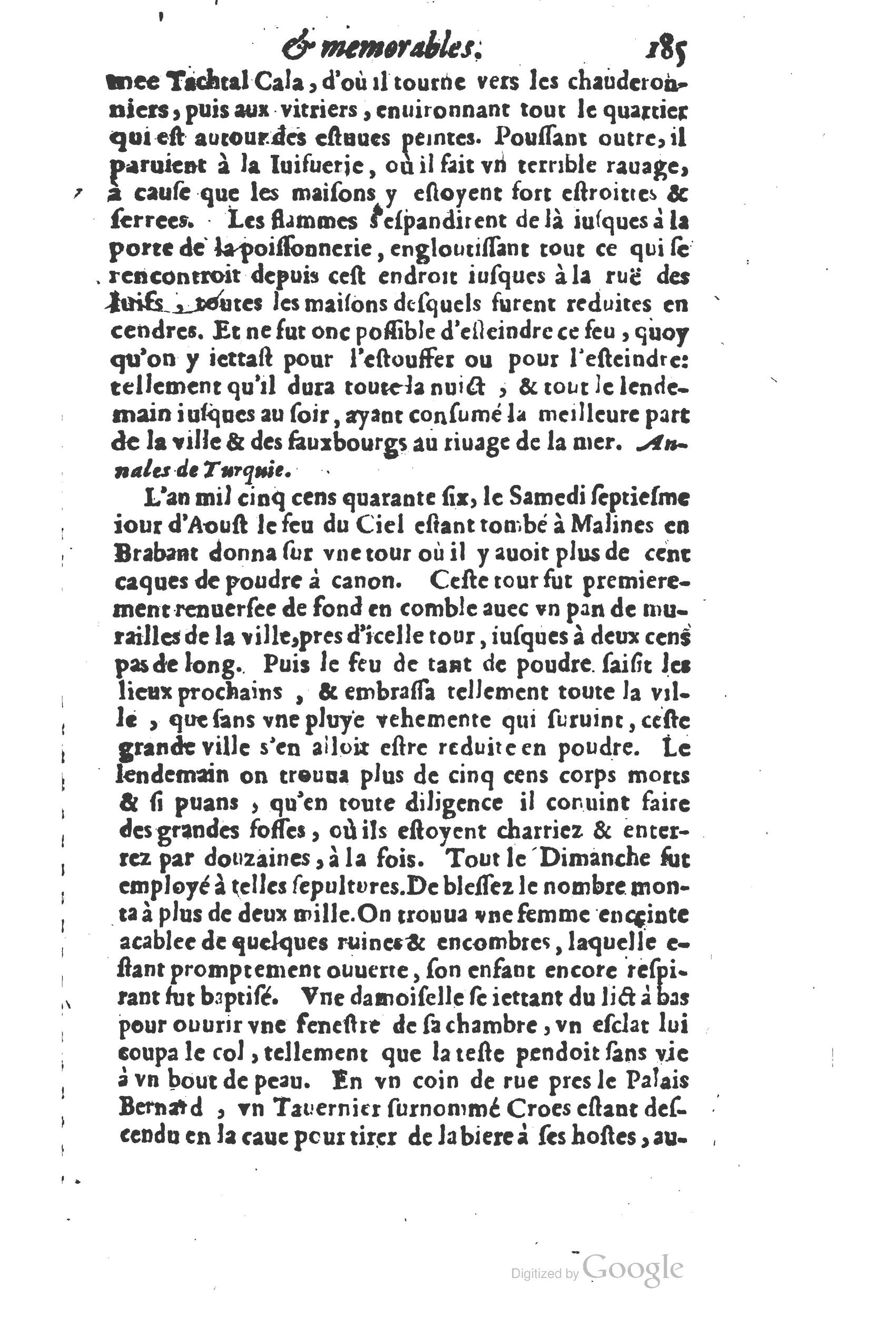 1610 - Paul Marceau - Trésor d’histoires admirables et mémorables - Princeton