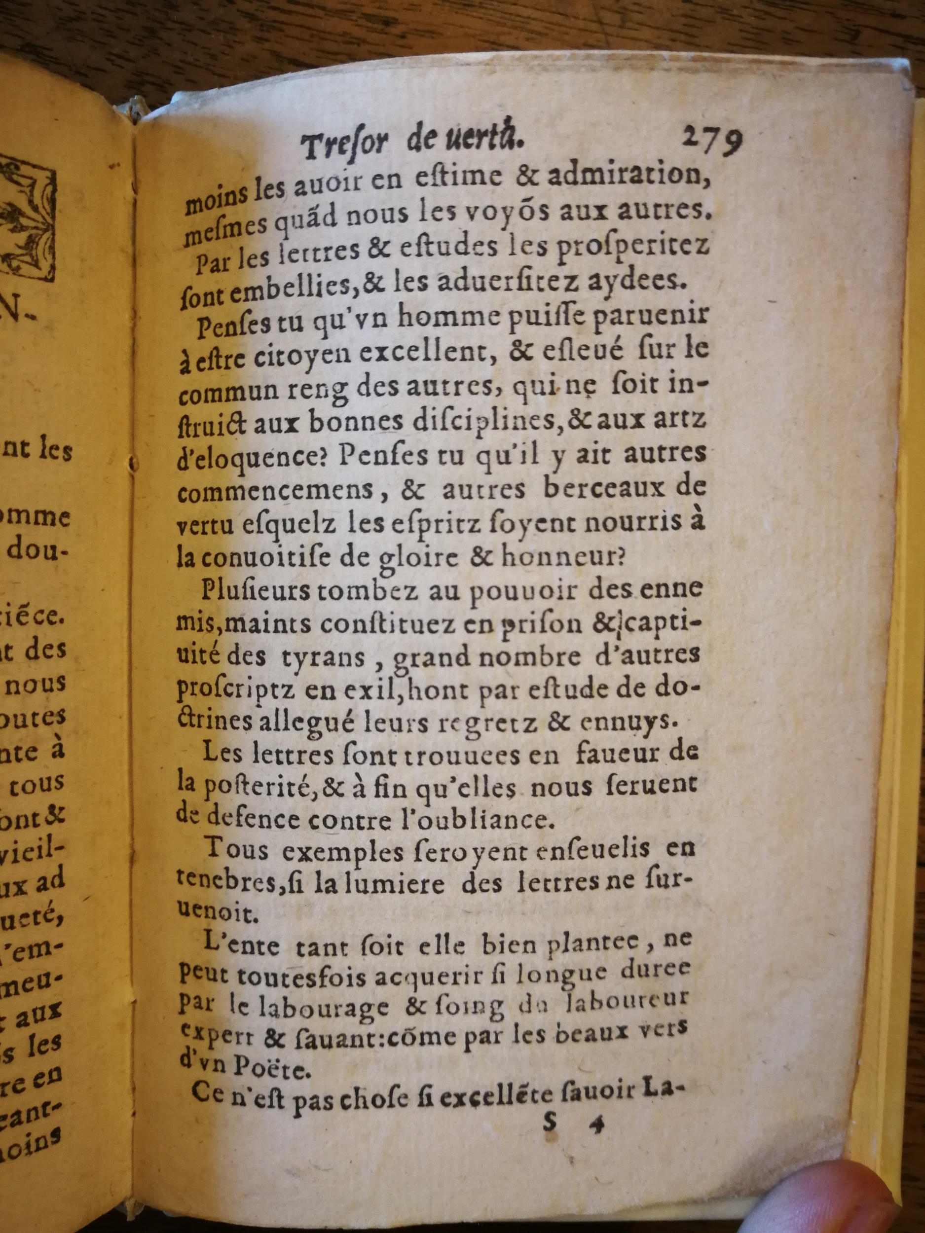 1576 - Benoît Rigaud - Trésor de vertu - BNC Florence