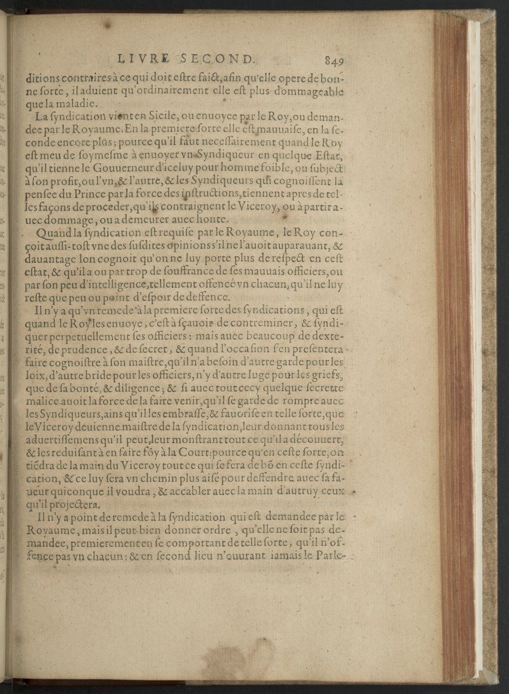 1608 - Nicolas Du Fossé - Trésor politique - BnF Tolbiac