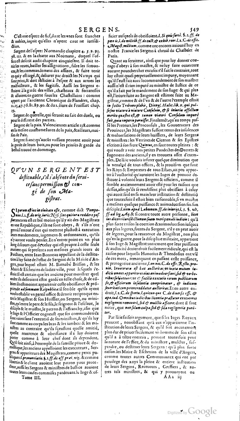 1629 - Veuve Nicolas Buon - Trésor du droit français (21754 T. 3) - BM Lyon 1629 - Veuve Nicolas Buon - Trésor du droit français (21754 T. 3) - BM Lyon