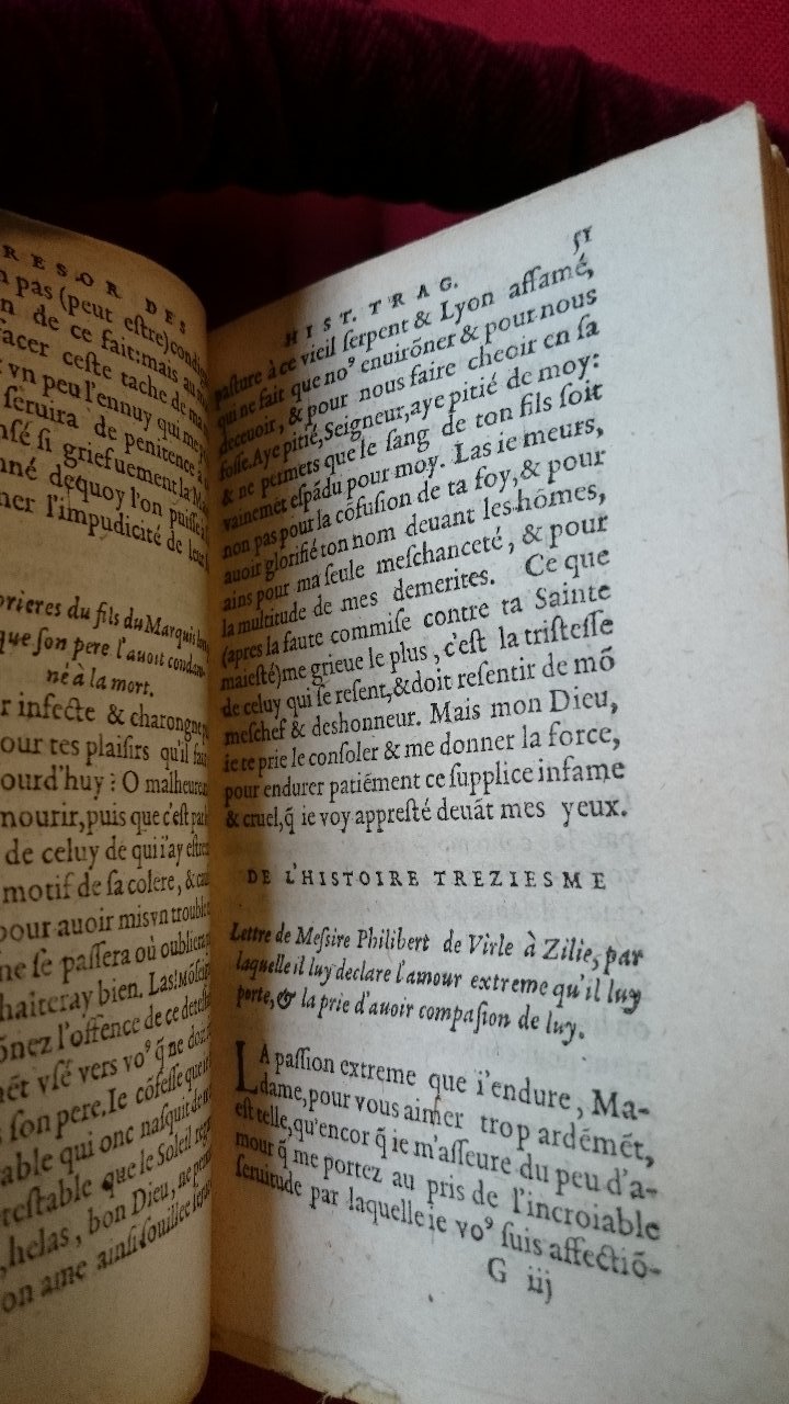 1581 - Pierre Le Voirier et Gervais Mallot - Trésor des histoires tragiques - BnF Richelieu