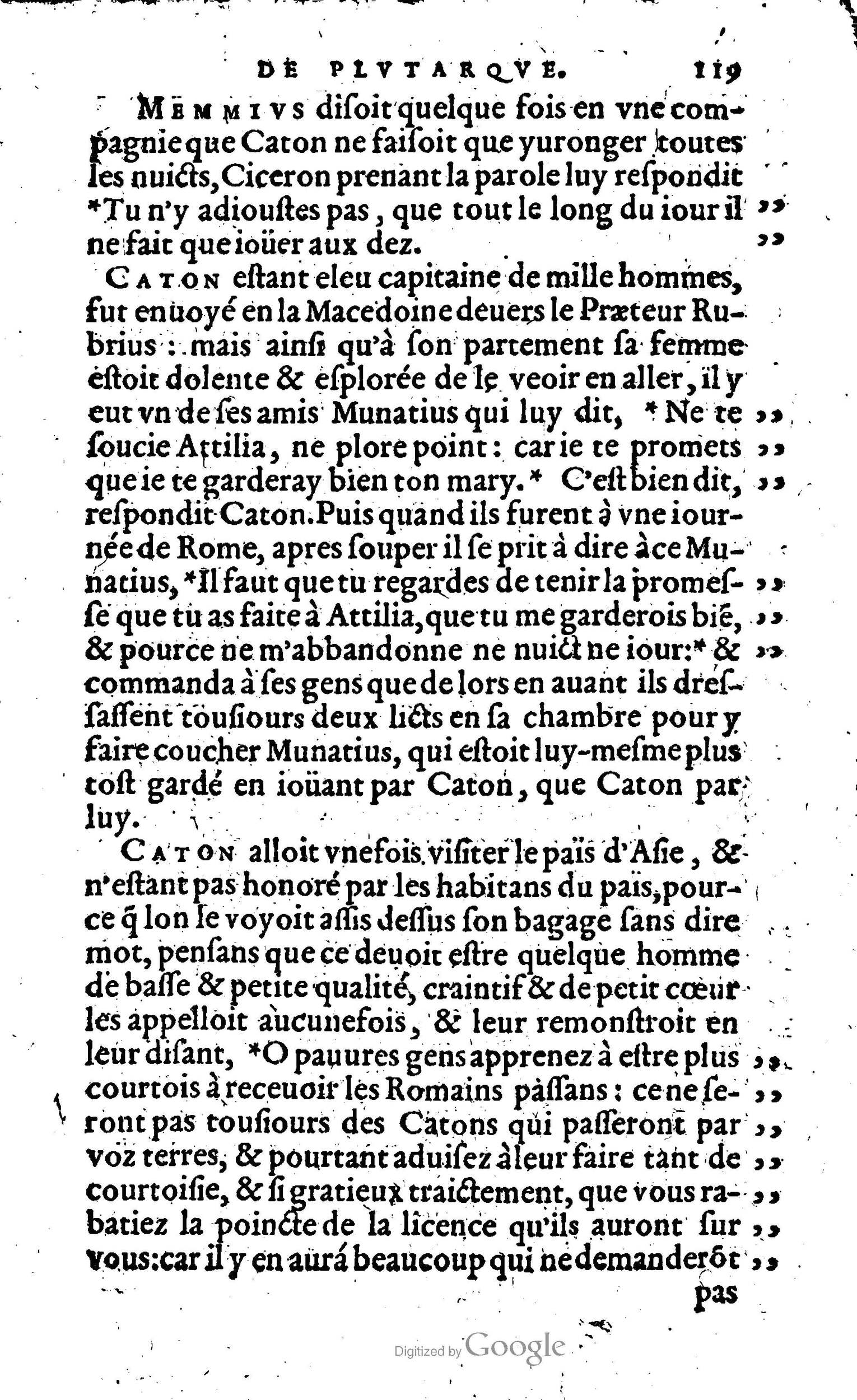 1568 - Willem Silvius - Trésor des vies de Plutarque - Anvers Plantin-Moretus