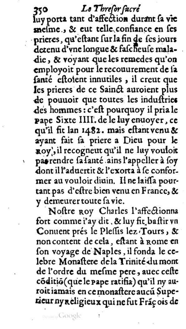 1646 - Jean Billaine - Trésor sacré ou inventaire des saintes reliques - BM Lyon