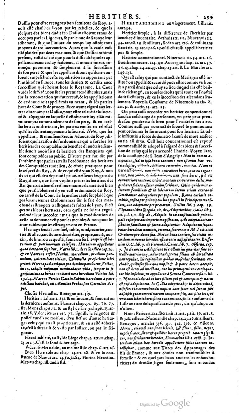 1629 - Veuve Nicolas Buon - Trésor du droit français (29620 T. 2) - BM Lyon