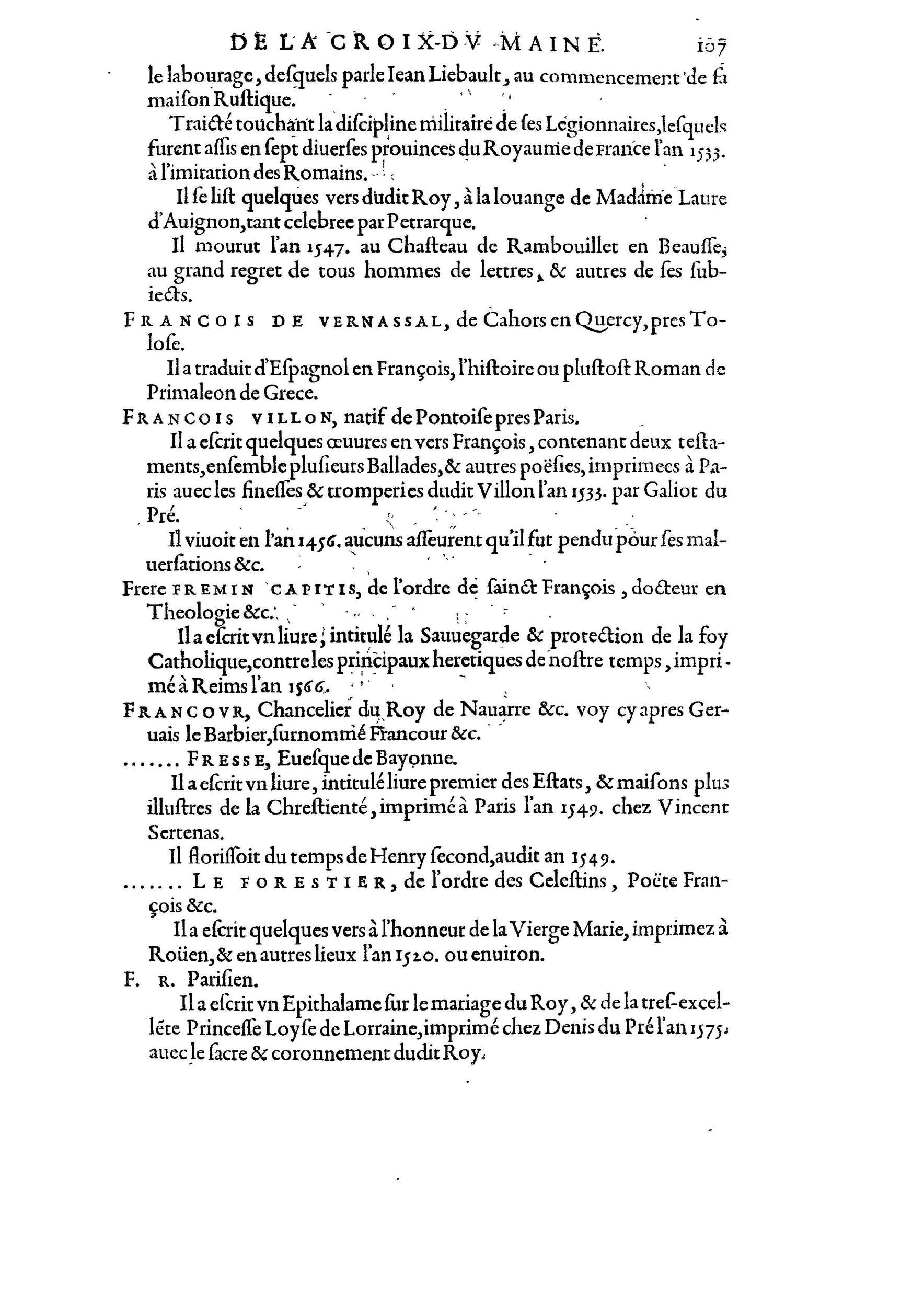 1584 - Abel L&#039;Angelier - Bibliothèques françaises - BnF