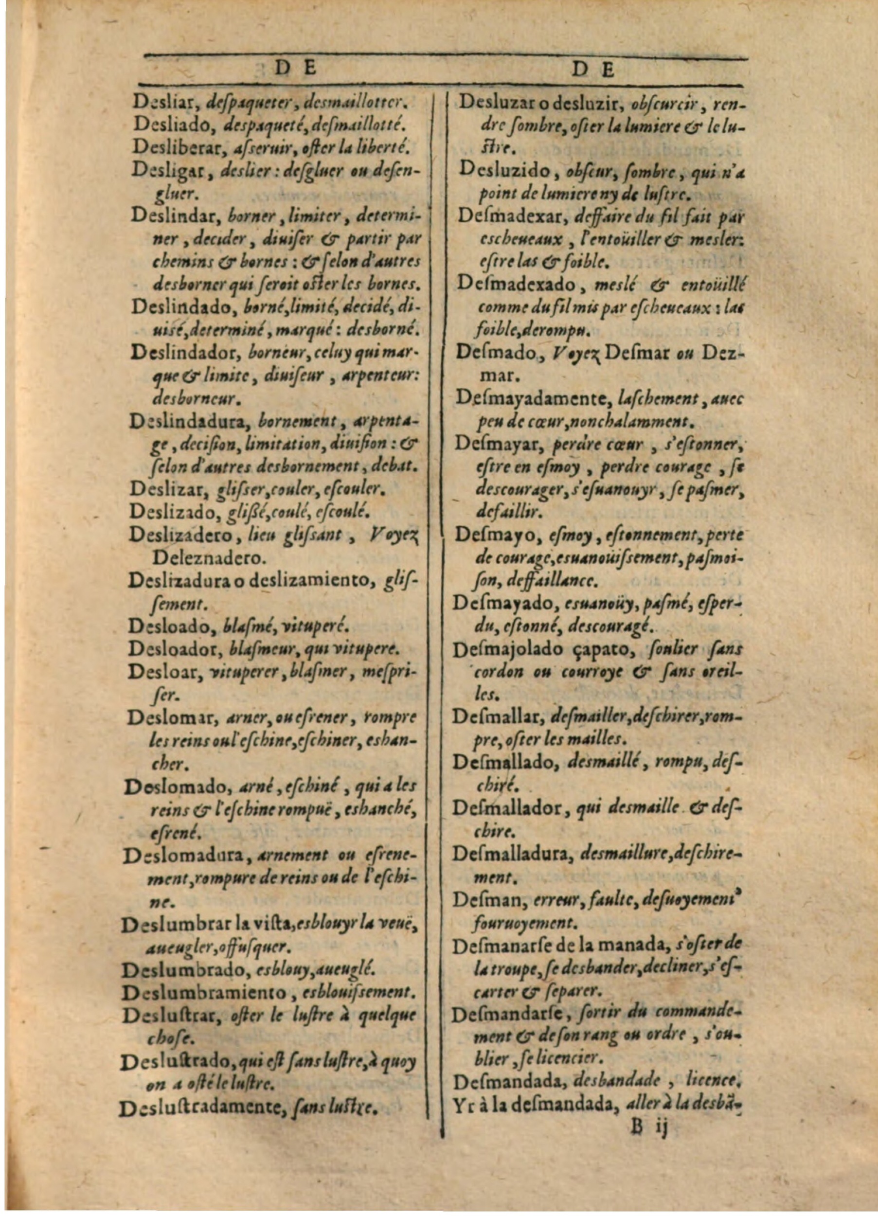 1607 - Marc Orry - Trésor des deux langues espagnole et française (Première partie) - BSB Munich 1607 - Marc Orry - Trésor des deux langues espagnole et française (Première partie) - BSB Munich