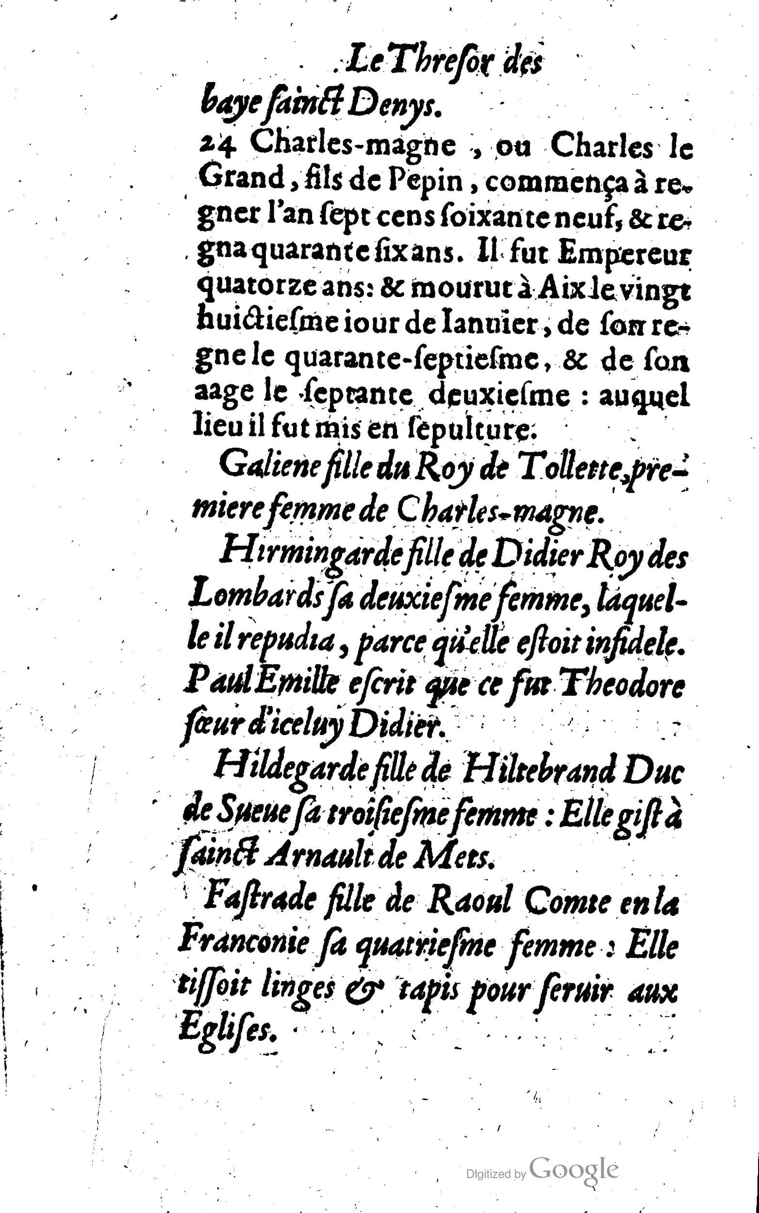 1619 - Jean Corrozet - Trésor des histoires de France - Anvers Musée Plantin-Moretus
