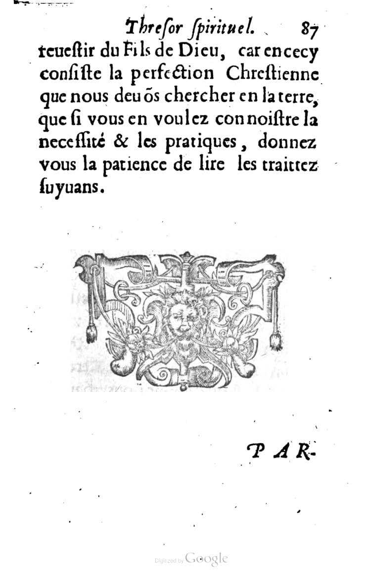 1633 - François Waudré - Trésor spirituel contenant les excellences du christianisme - UGent 1633 - François Waudré - Trésor spirituel contenant les excellences du christianisme - UGent