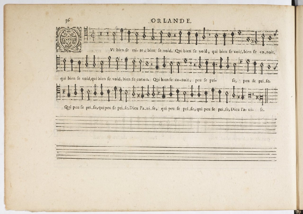1594 - Paul Marceau - Trésor de musique d&#039;Orlande de Lassus, Superius, Bassus, Tenor, Quinta pars - BnF