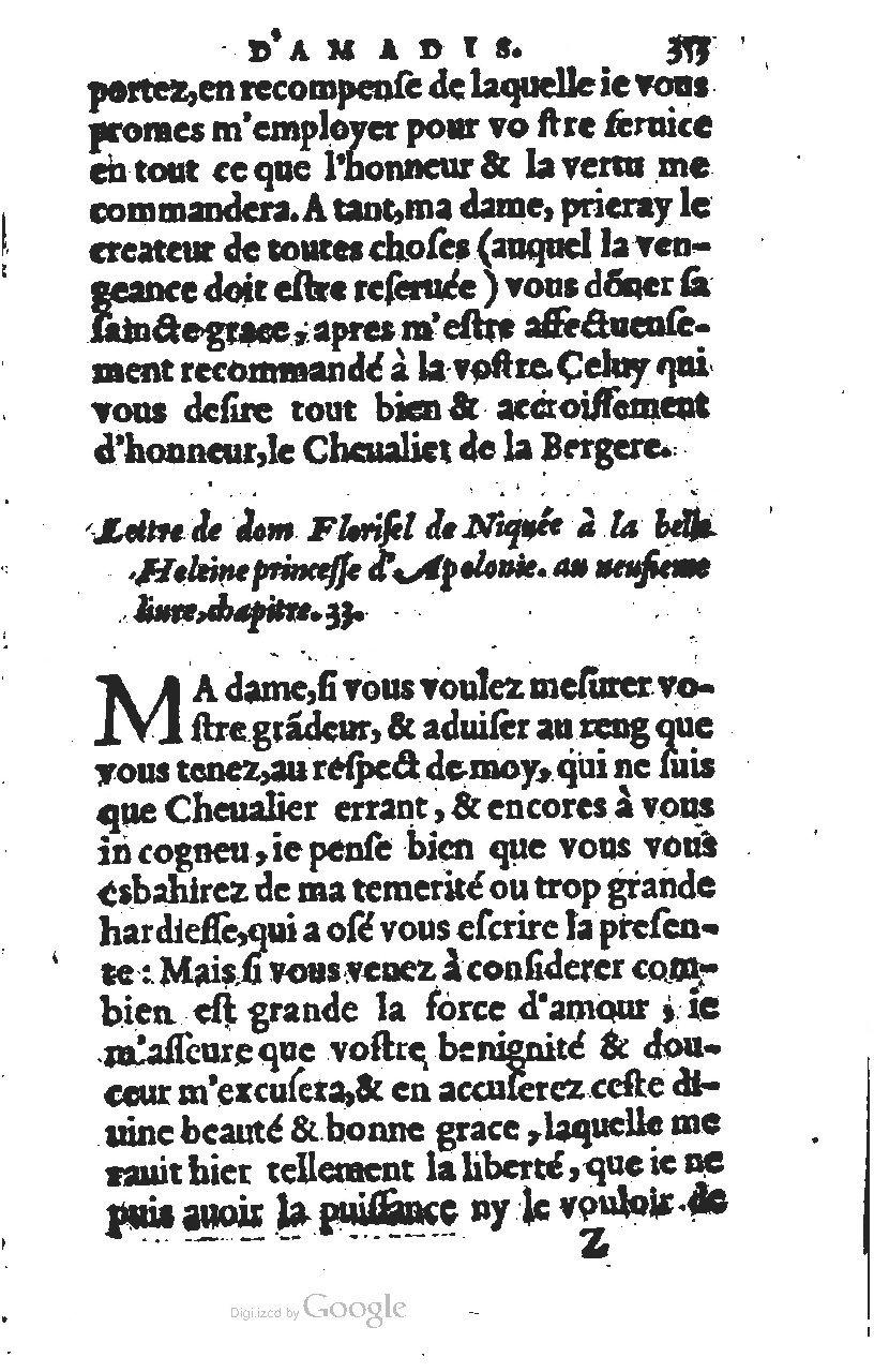 1567 - Jean Pygot - Trésor des Amadis - BM Lyon 1567 - Jean Pygot - Trésor des Amadis - BM Lyon