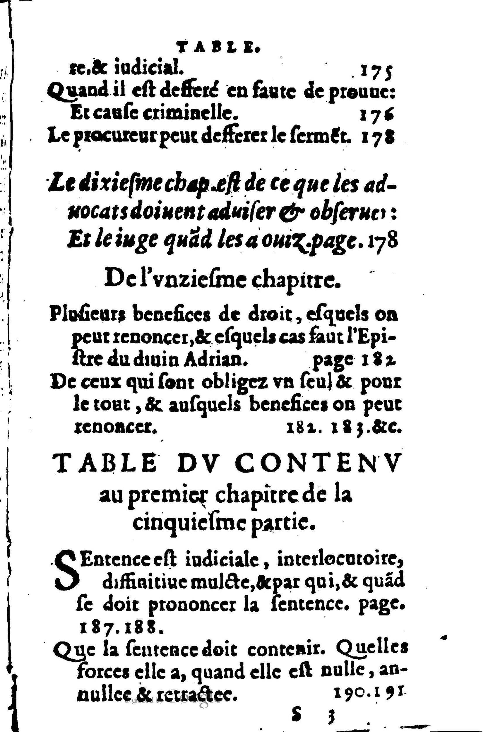 1605 - Pierre Rigaud - Trésor de pratique pour les juges - BM Lyon