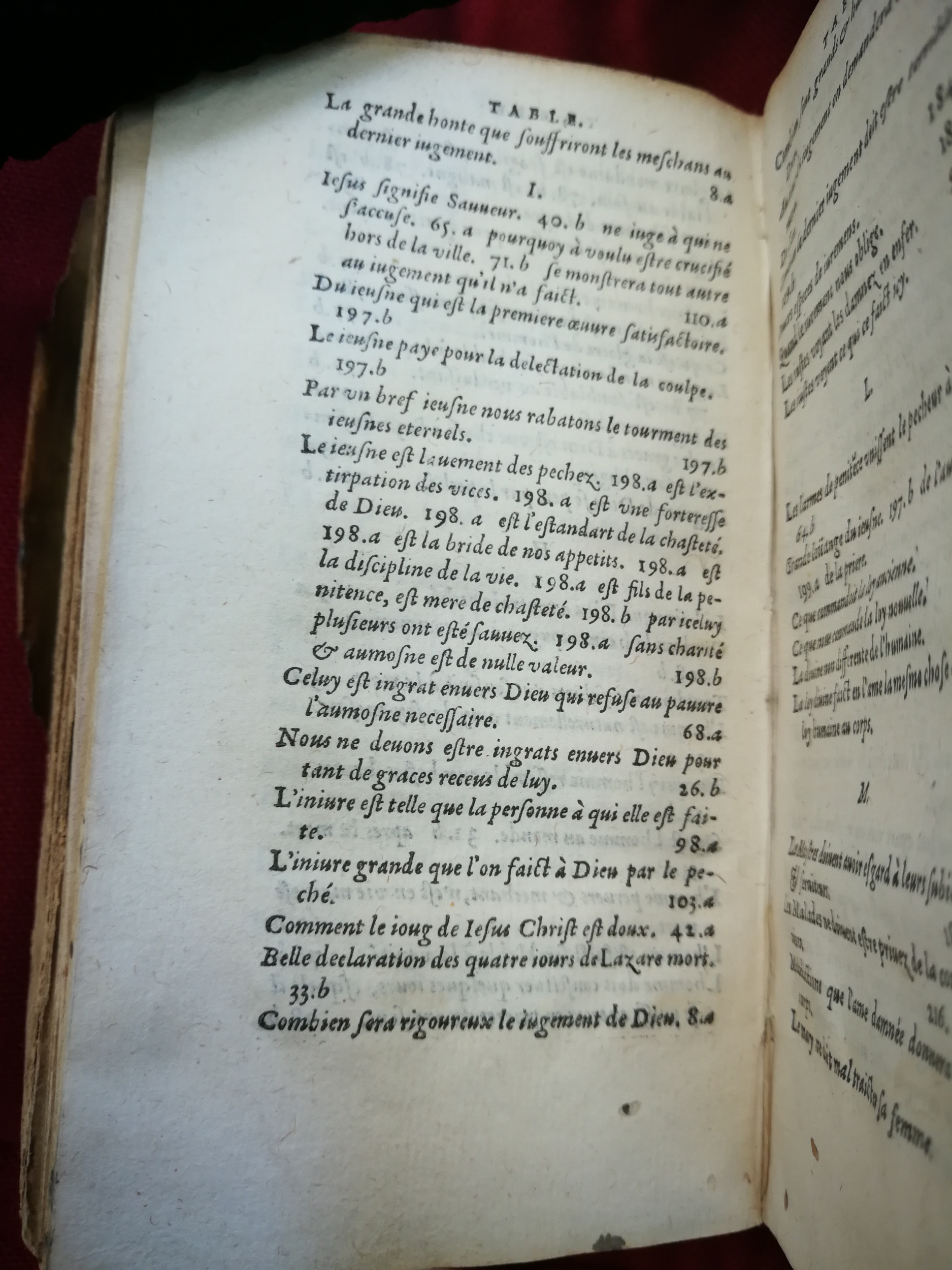 1596 - Guillaume Chaudière - Trésor de toutes les œuvres spirituelles du révérend Père F. Louis de Grenade - BM Tours 1596 - Guillaume Chaudière - Trésor de toutes les œuvres spirituelles du révérend Père F. Louis de Grenade - BM Tours