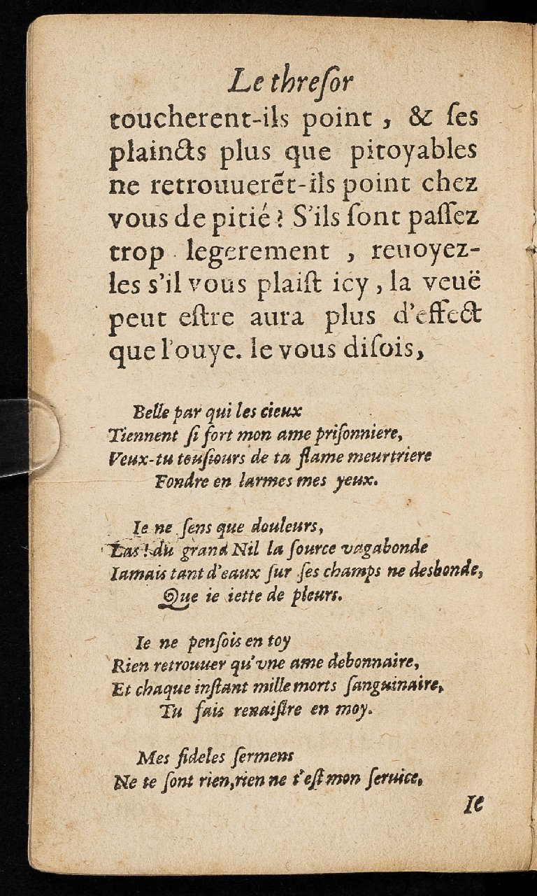 1597 - Thibaud Ancelin - Trésor d’amour - Stuttgart