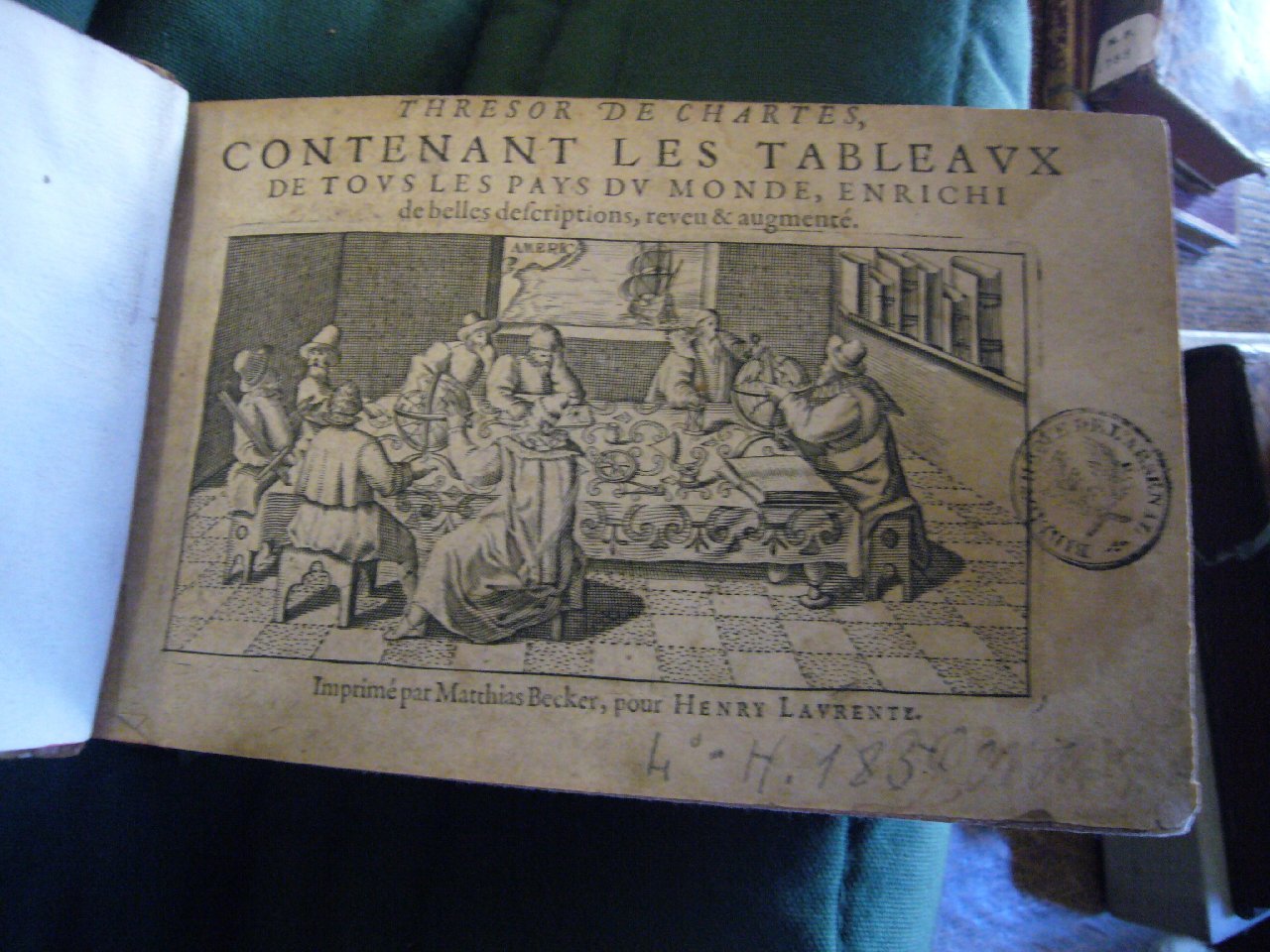 1600c. - Matthias Becker et Henry Laurentz - Trésor de chartes - BnF Arsenal