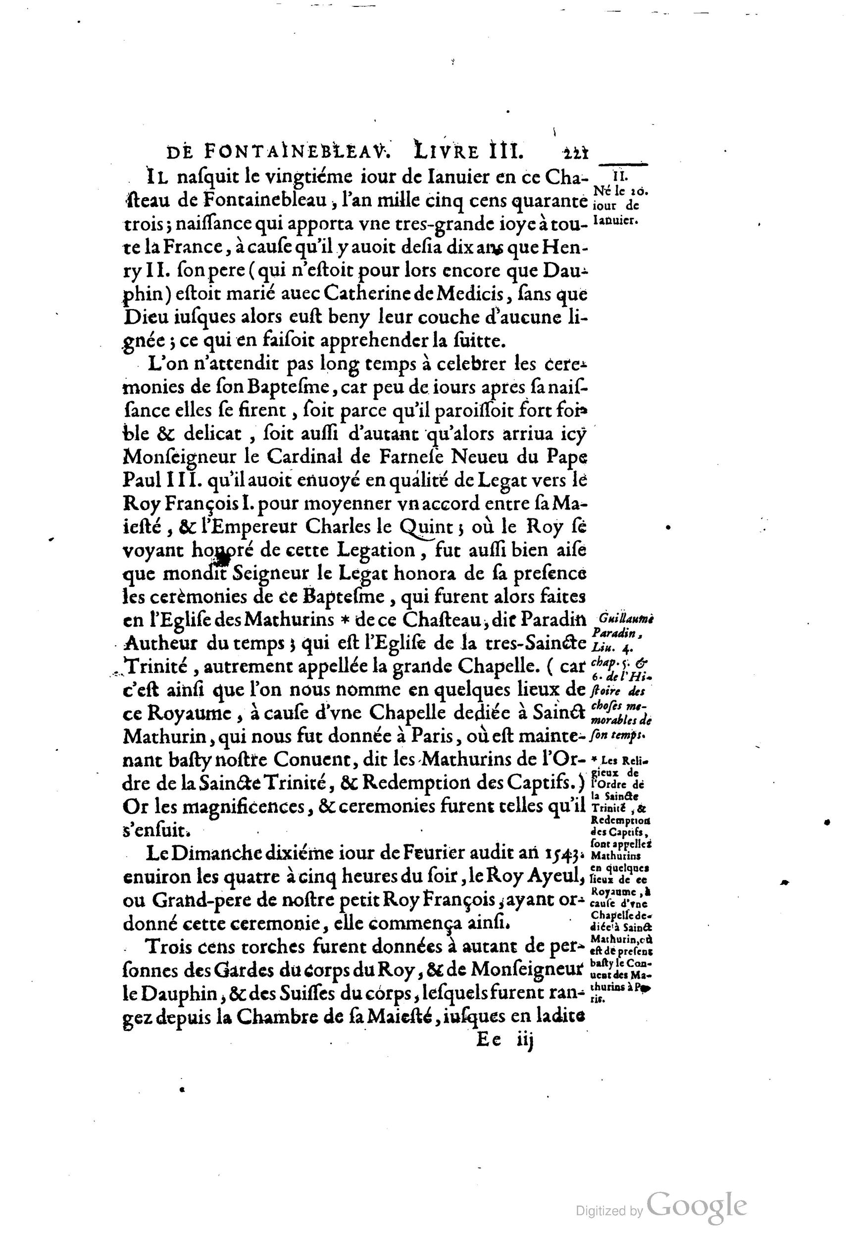 1642 - Sébastien Cramoisy - Trésor des merveilles de la maison royale de Fontainebleau - BM Lyon 1642 - Sébastien Cramoisy - Trésor des merveilles de la maison royale de Fontainebleau - BM Lyon