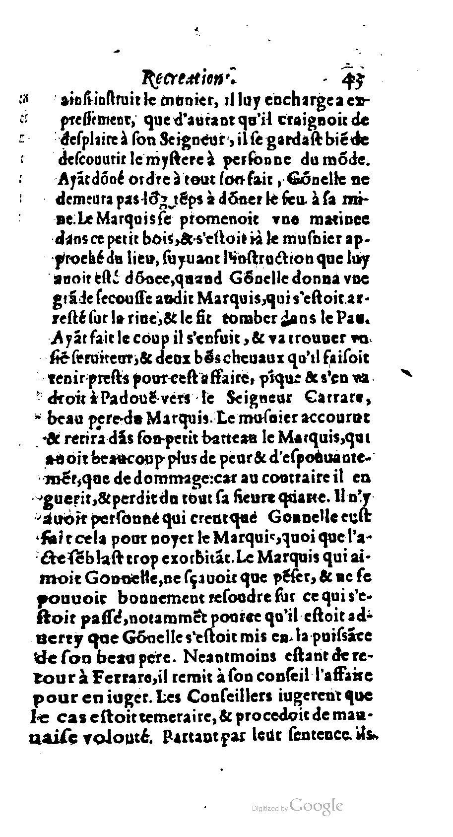 1611 - Romain de Beauvais - Trésor des récréations - BM Lyon