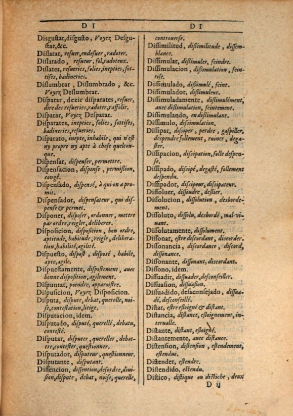 1607 - Marc Orry - Trésor des deux langues espagnole et française (Première et Seconde parties) - ÖNB Wien