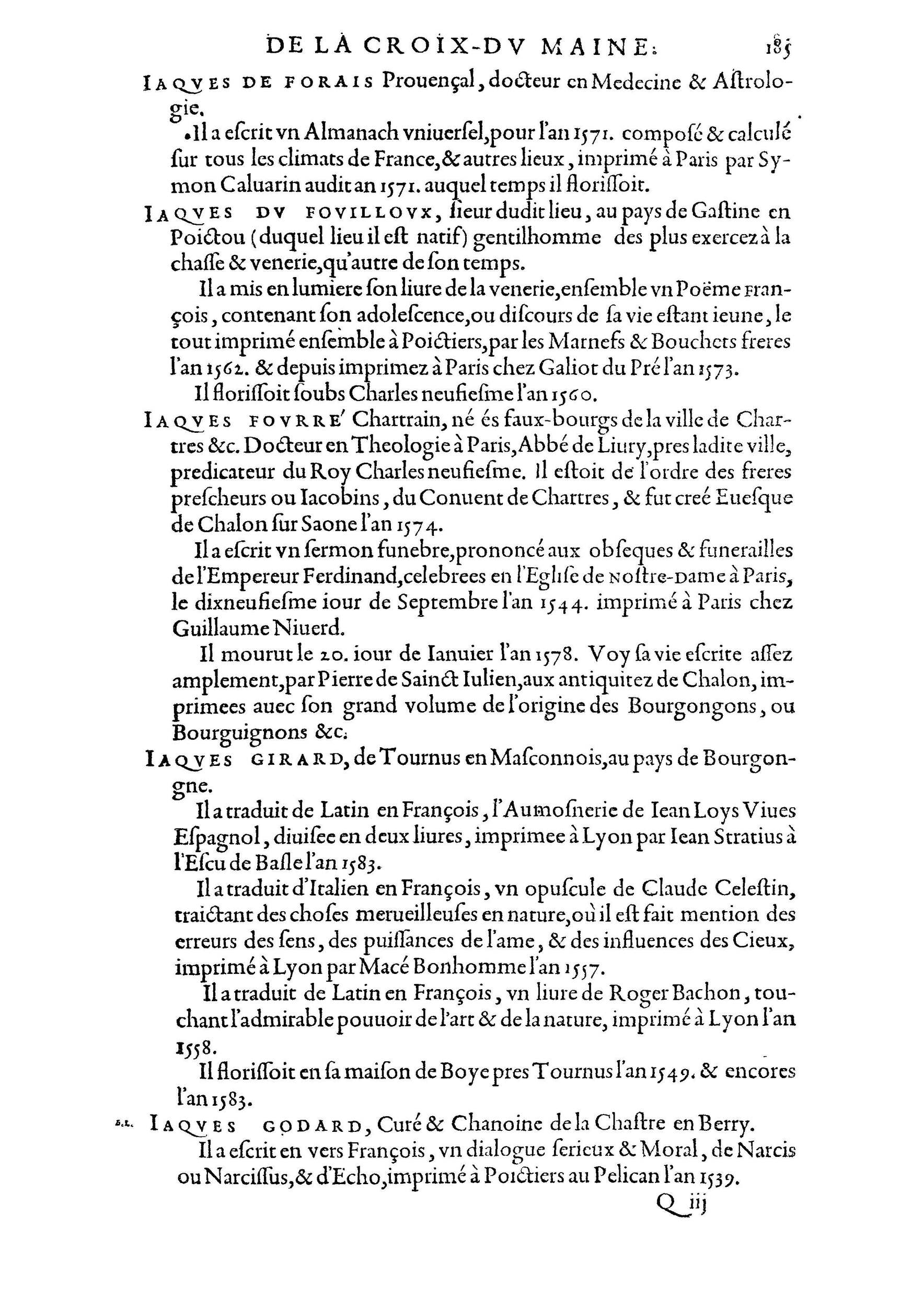 1584 - Abel L&#039;Angelier - Bibliothèques françaises - BnF