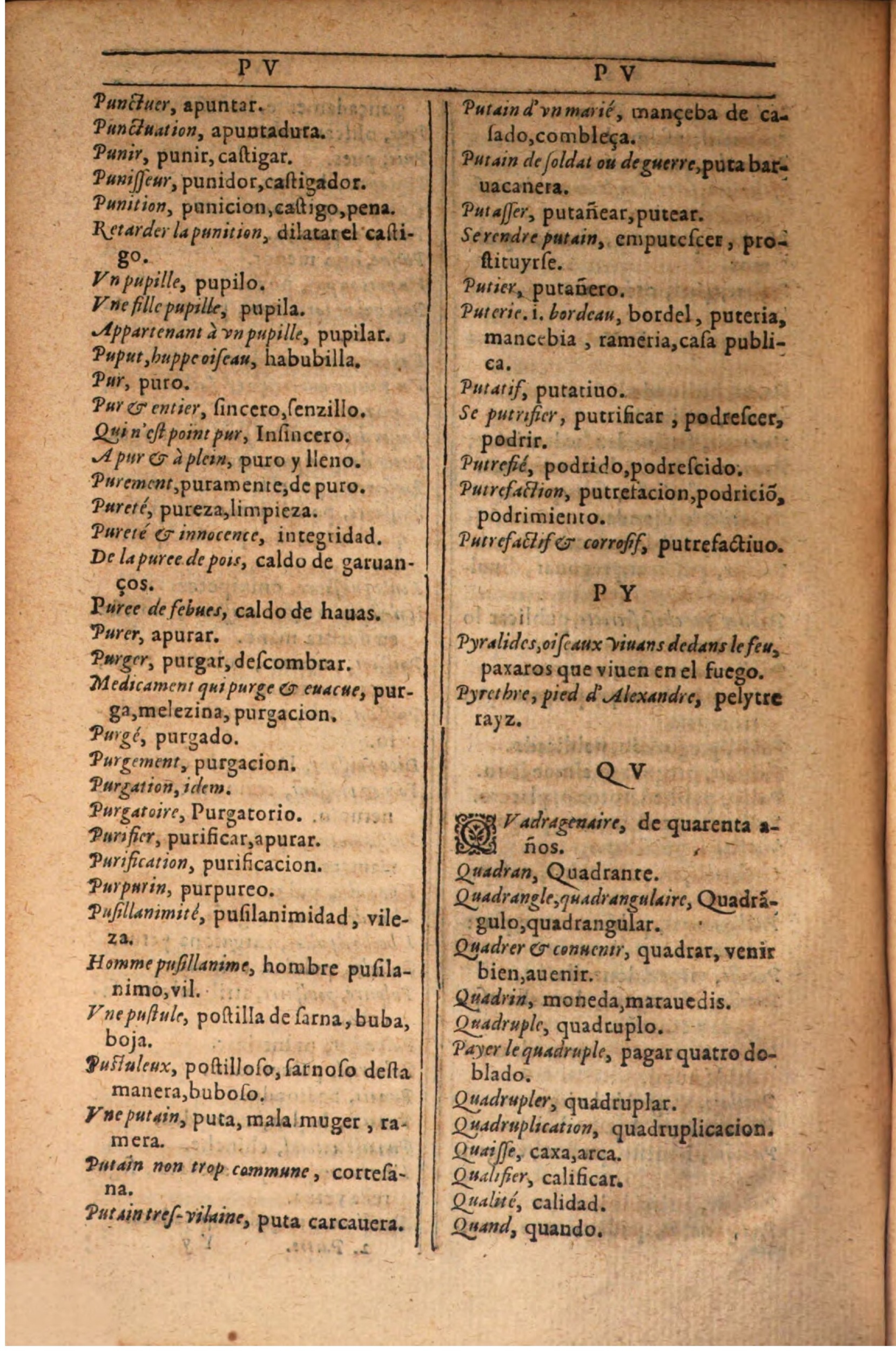 1607 - Marc Orry - Trésor des deux langues espagnole et française (Seconde partie) - BSB Munich 1607 - Marc Orry - Trésor des deux langues espagnole et française (Seconde partie) - BSB Munich