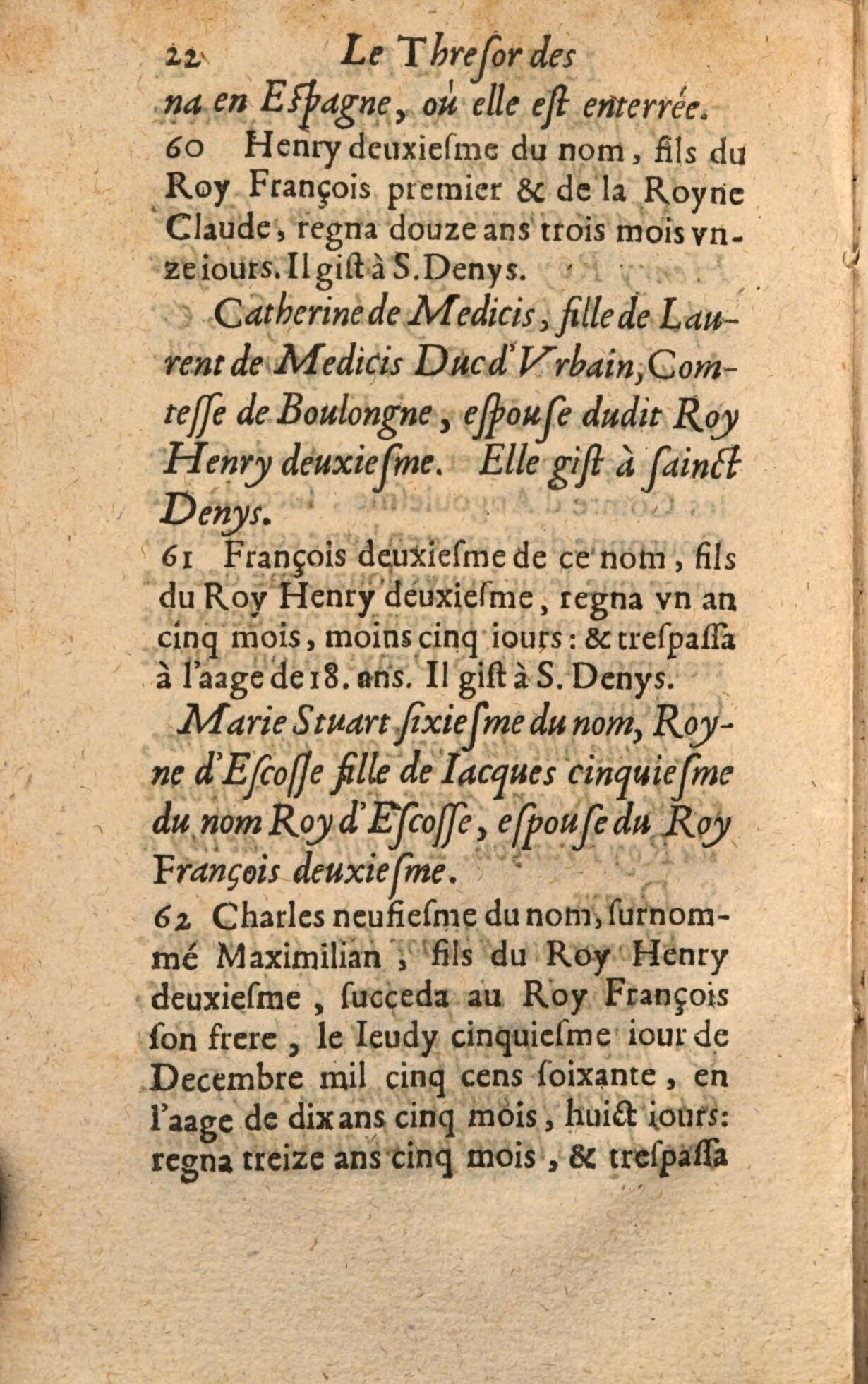 1639 - Jean Corrozet - Trésor des histoires de France - BSB Munich 1639 - Jean Corrozet - Trésor des histoires de France - BSB Munich