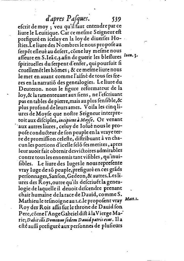 1607 - Nicolas Du Fossé - Trésor quadragésimal - T 02 - BM Lyon