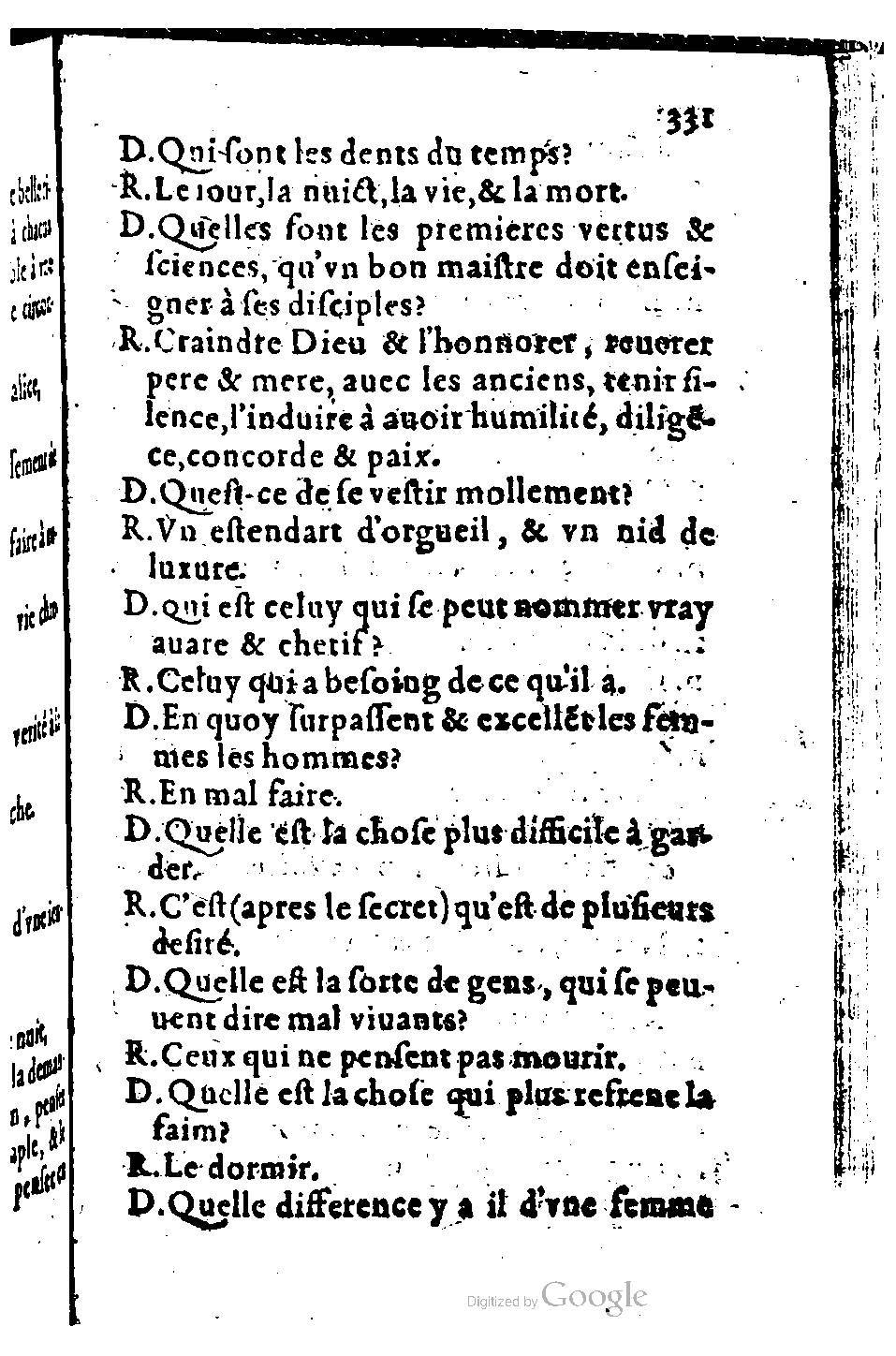 1582 - Nicolas Bonfons - Trésor des sentences dorées - BM Lyon
