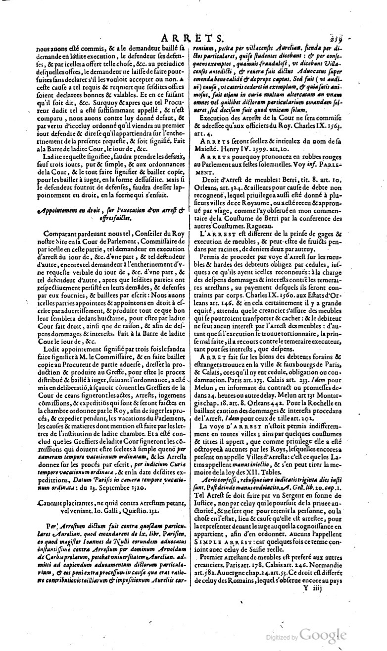 1629 - Veuve Nicolas Buon - Trésor du droit français (29620 T. 1) - BM Lyon