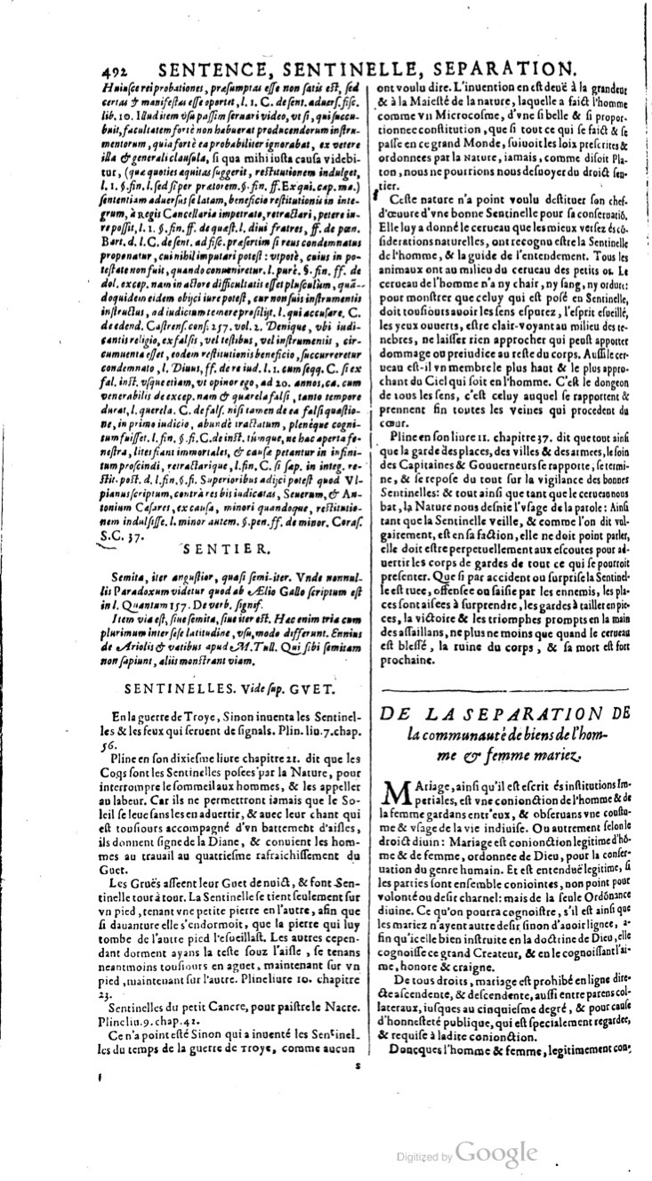 1629 - Veuve Nicolas Buon - Trésor du droit français (21754 T. 3) - BM Lyon