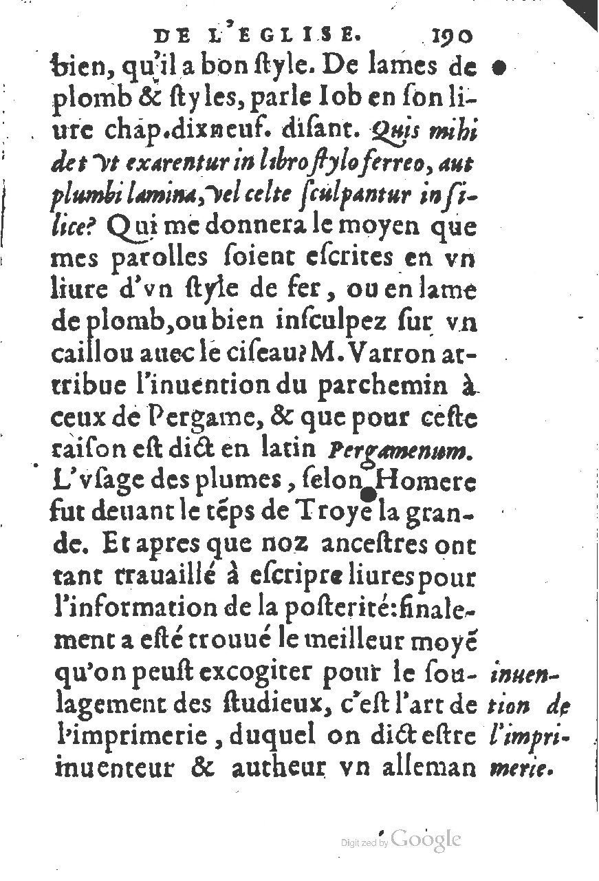 1578 - Jean de Bordeaux - Trésor de l’Église catholique - BM Lyon
