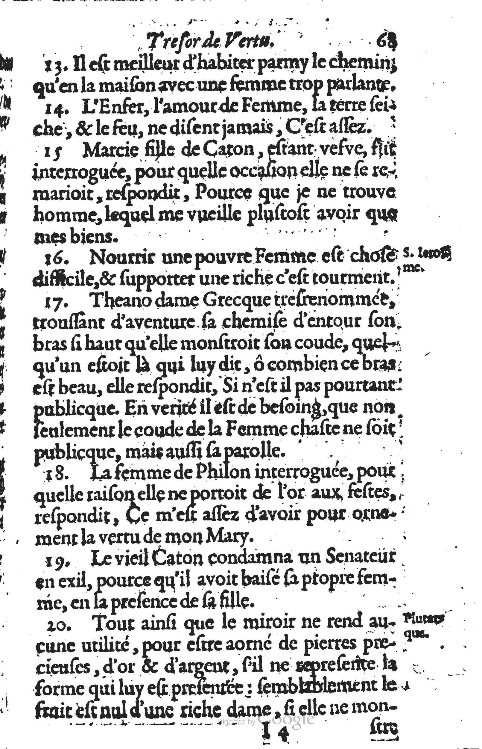 1594 - Cornelis Claesz - Trésor de vertu - BU Leiden