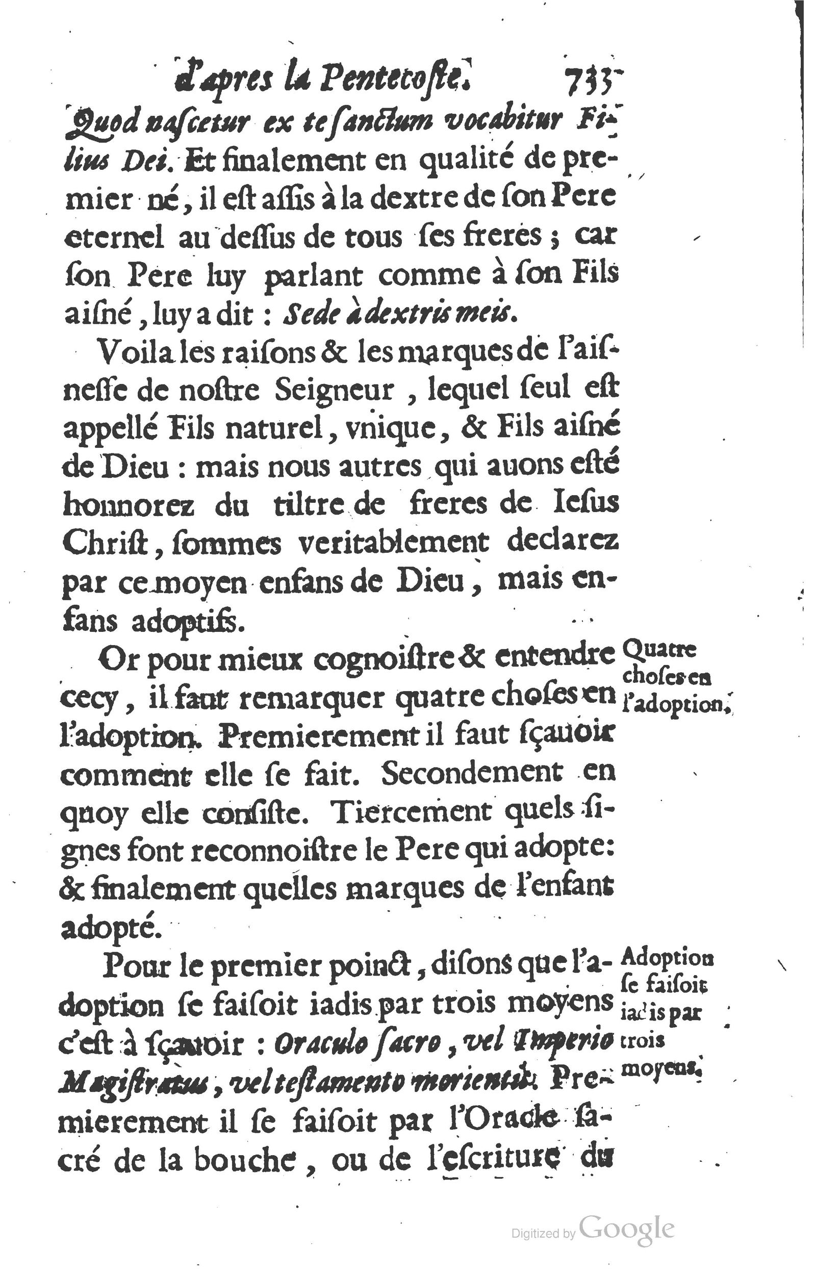 1629 - Manassés de Préaulx - Sermons ou Trésors de la piété chrétienne - BM Lyon