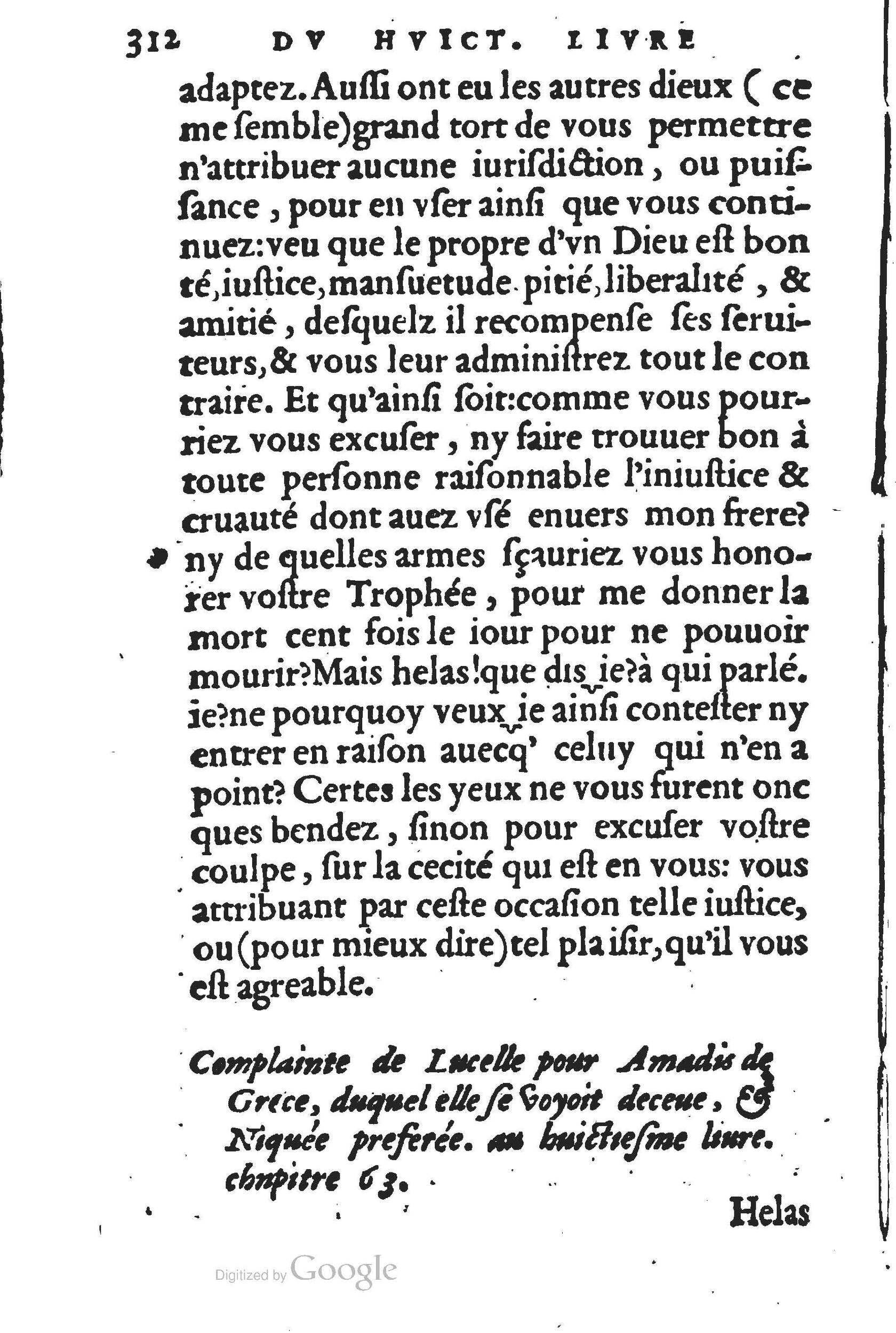 1560 - Jean d’Ogerolles et Gabriel Cotier Lyon - Trésor des Amadis - BSB Munich 1560 - Jean d’Ogerolles et Gabriel Cotier Lyon - Trésor des Amadis - BSB Munich