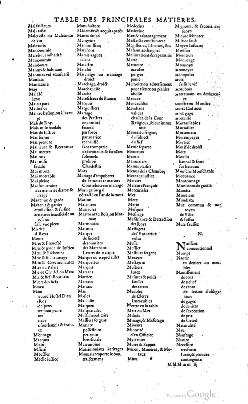 1629 - Veuve Nicolas Buon - Trésor du droit français (29620 T. 2) - BM Lyon