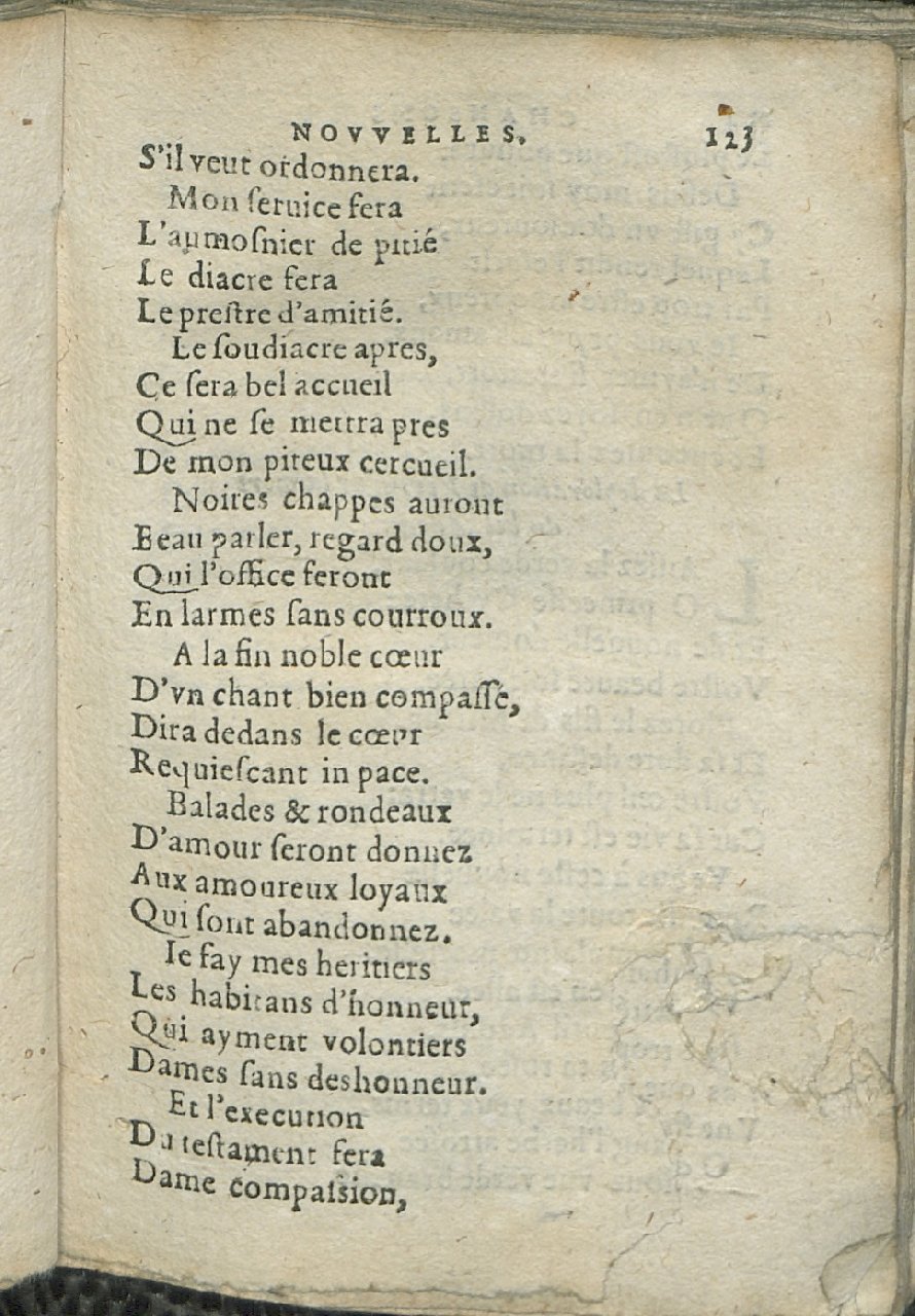 1575 - Pierre Brenouzet - Trésor de tous les recueils de chansons, tant amoureuses, rustiques, que musicales - Det KLG Copenhague