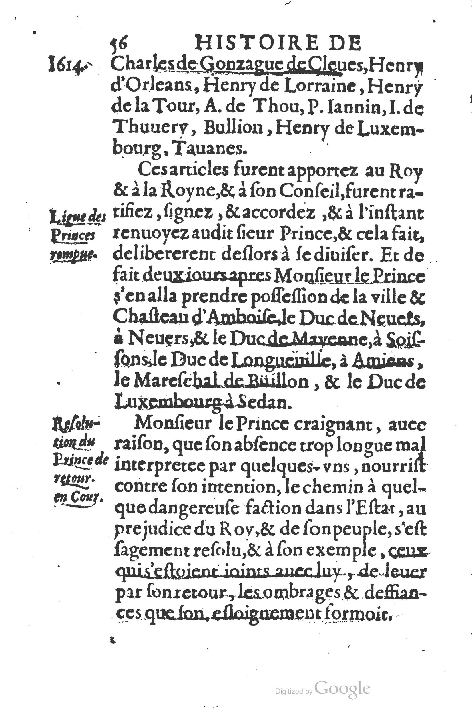 1626 - Joseph Bouillerot - Trésor de l’histoire générale de notre temps - BSB Munich