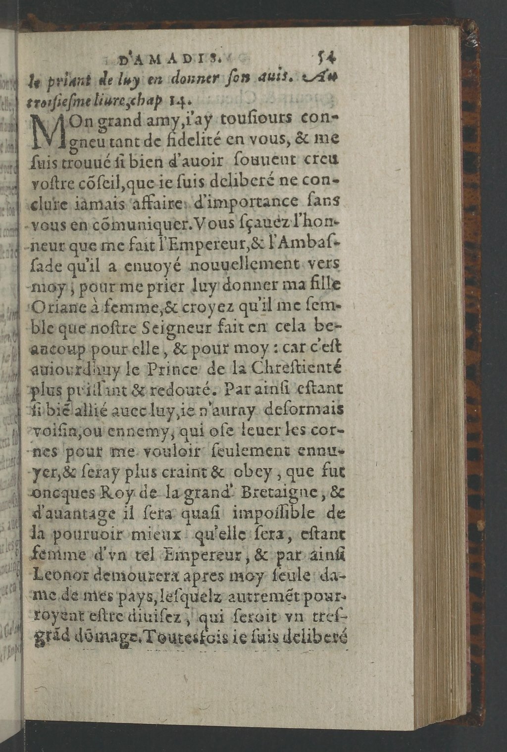 1564 - Vincent Norment et Jeanne Bruneau - Trésor des Amadis - BnF