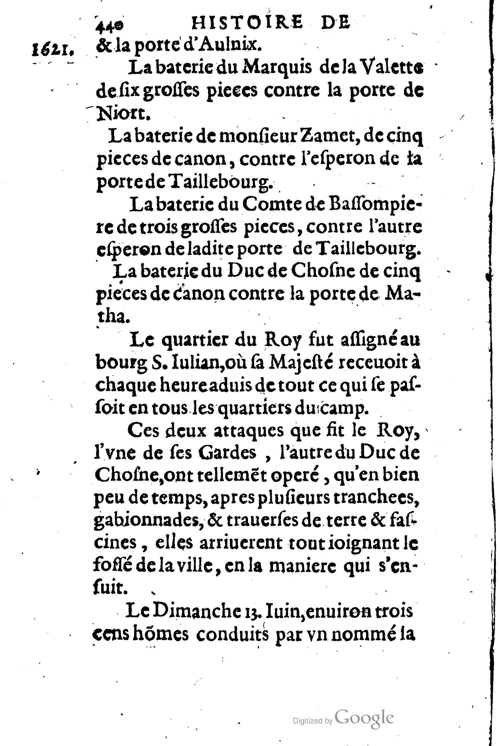 1623 - Joseph Bouillerot - Trésor de l’histoire générale de notre temps - BM Lyon