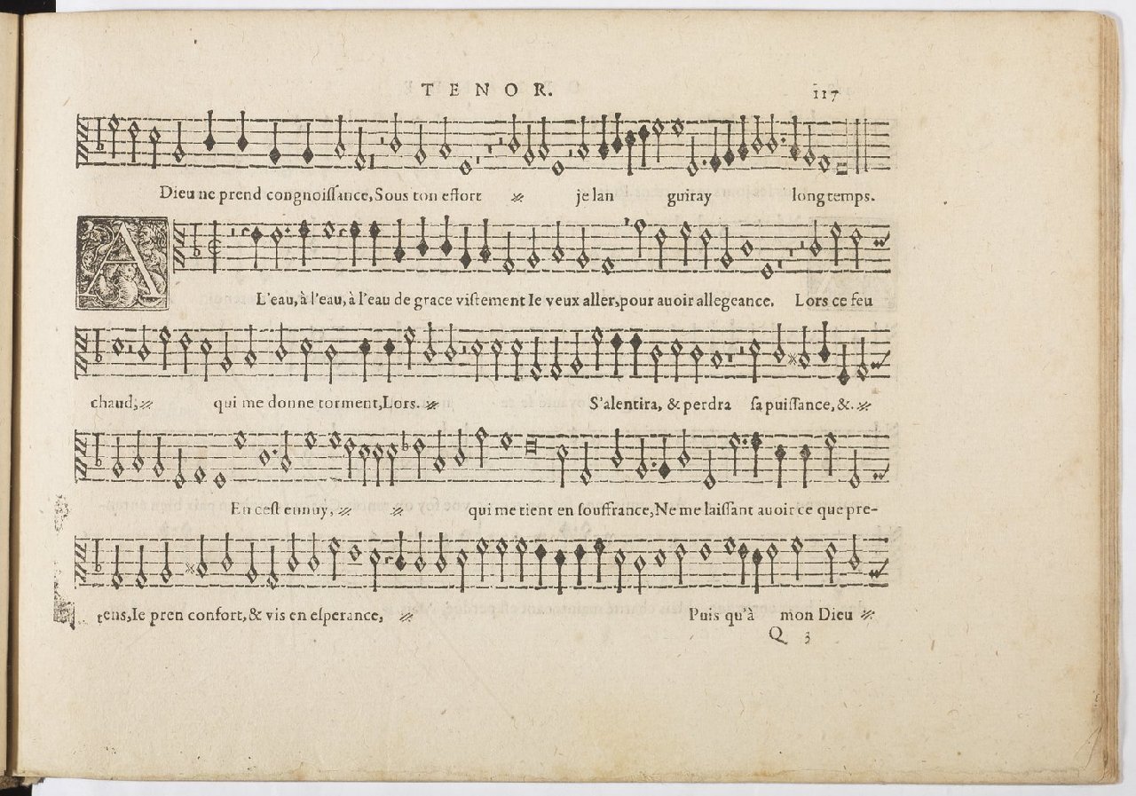 1594 - Paul Marceau - Trésor de musique d&#039;Orlande de Lassus, Superius, Bassus, Tenor, Quinta pars - BnF