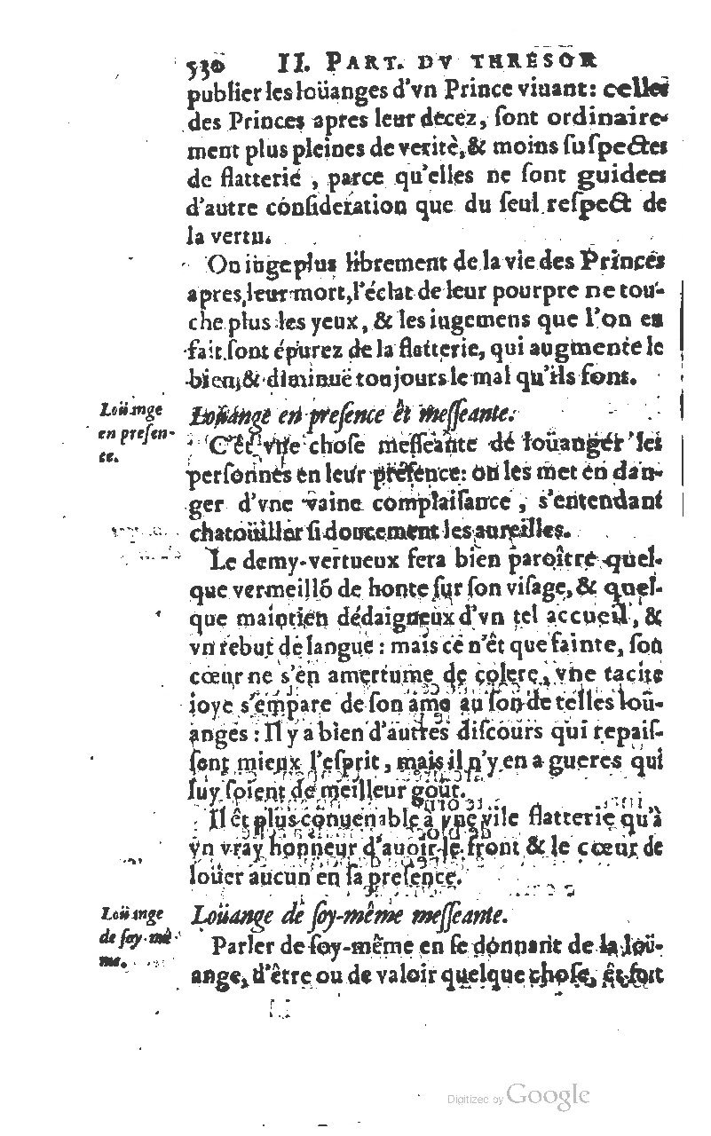 1610 - Louis Coste - Trésor de l’éloquence française (Seconde partie) - BM Lyon
