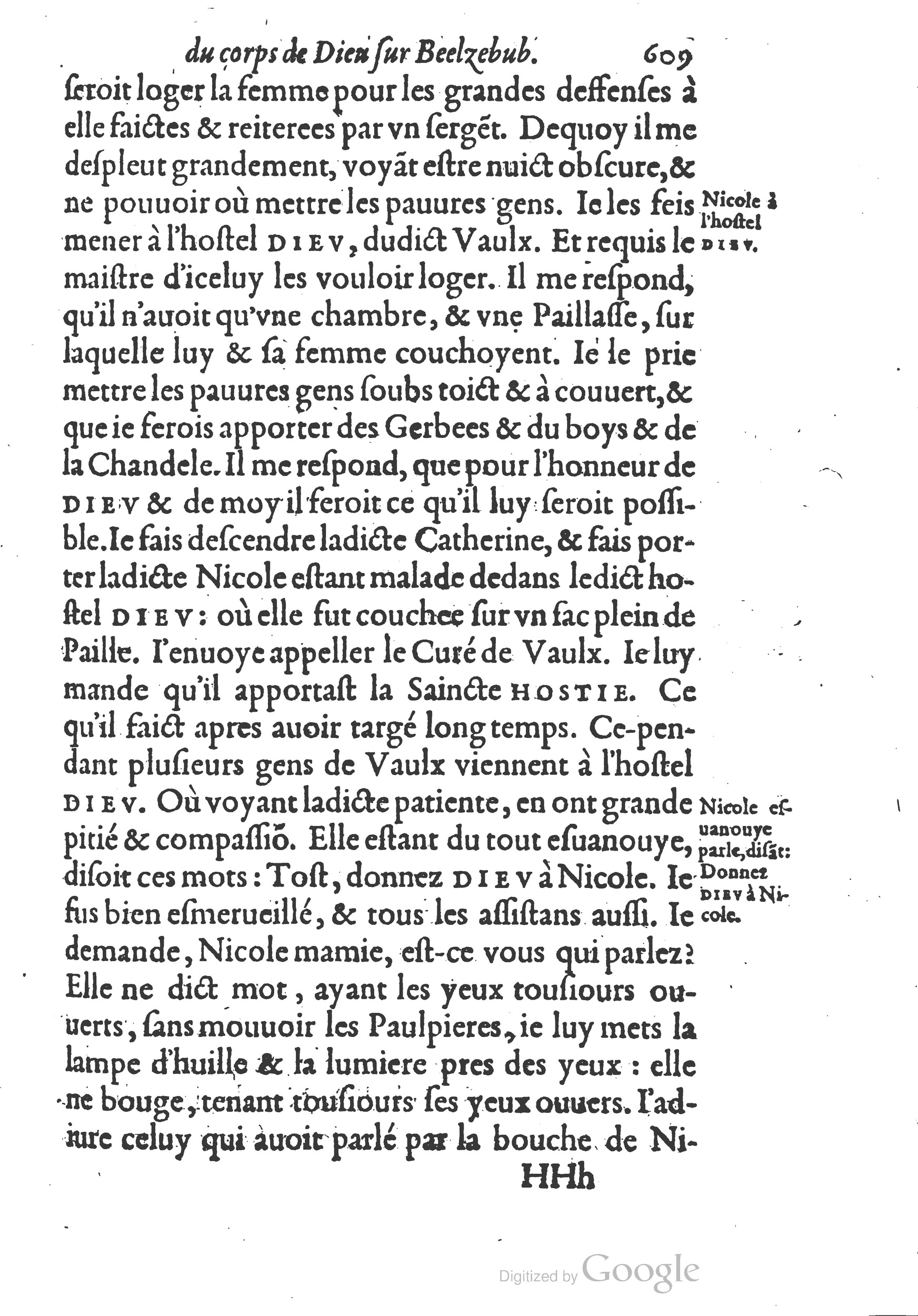 1578 - Nicolas Chesneau - Trésor et entière histoire de la triomphante victoire du corps de Dieu sur l’esprit malin - British Library
