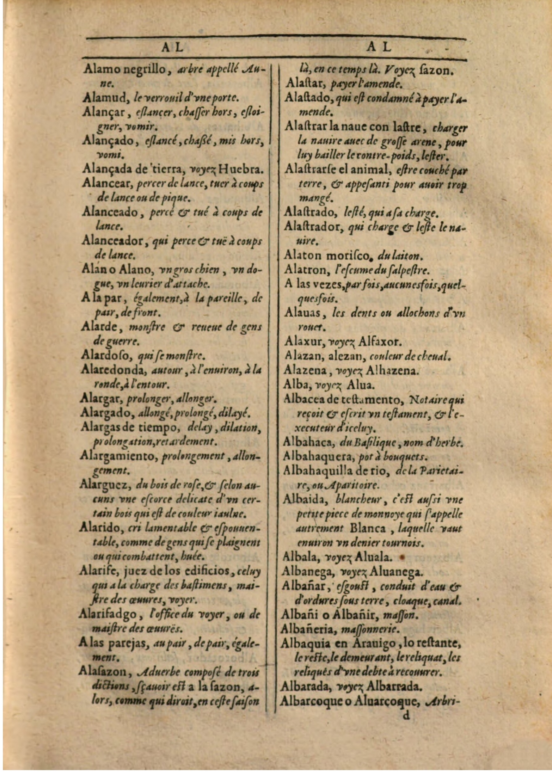 1607 - Marc Orry - Trésor des deux langues espagnole et française (Première partie) - BSB Munich 1607 - Marc Orry - Trésor des deux langues espagnole et française (Première partie) - BSB Munich