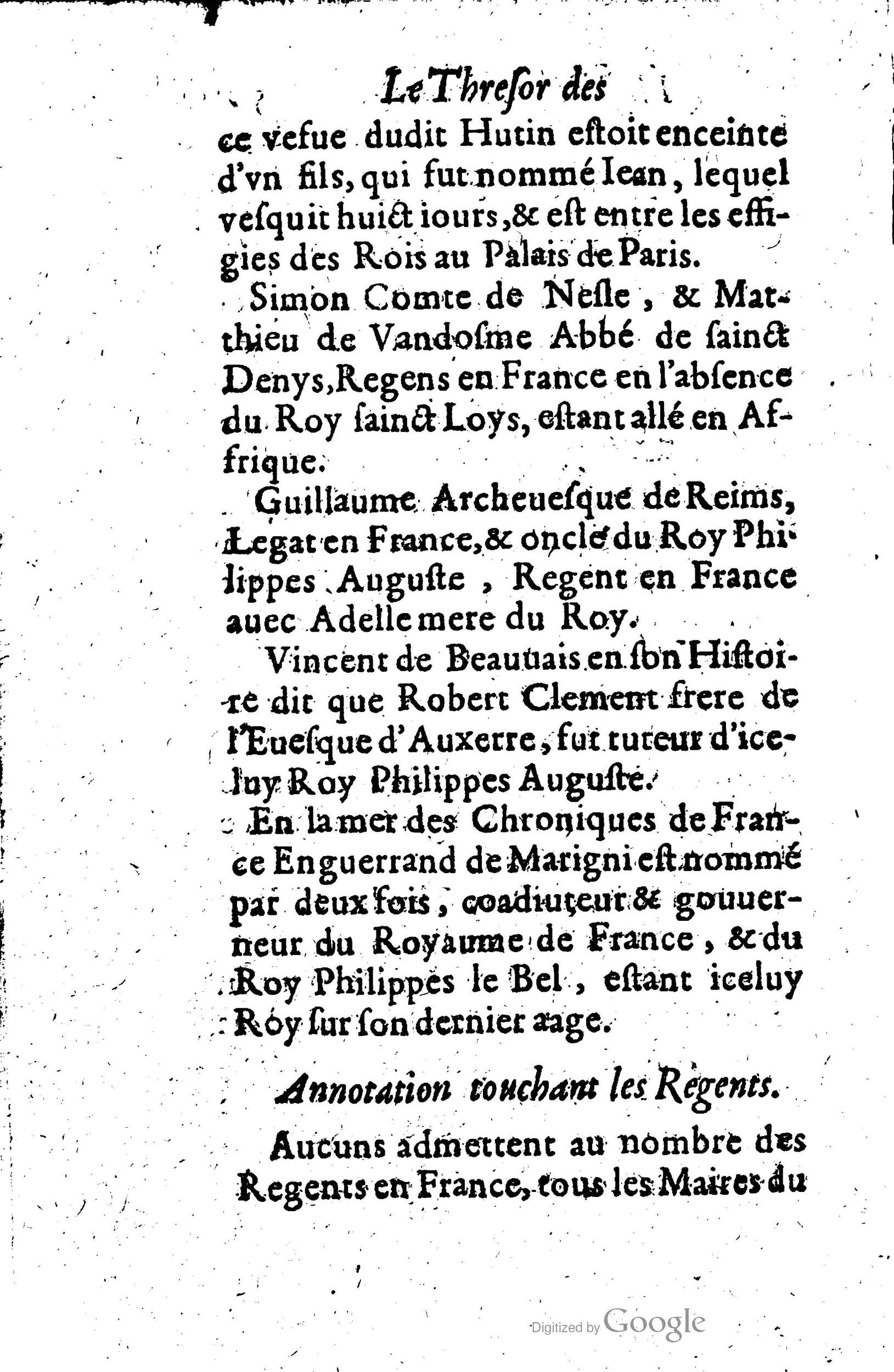 1619 - Jean Corrozet - Trésor des histoires de France - Anvers Musée Plantin-Moretus