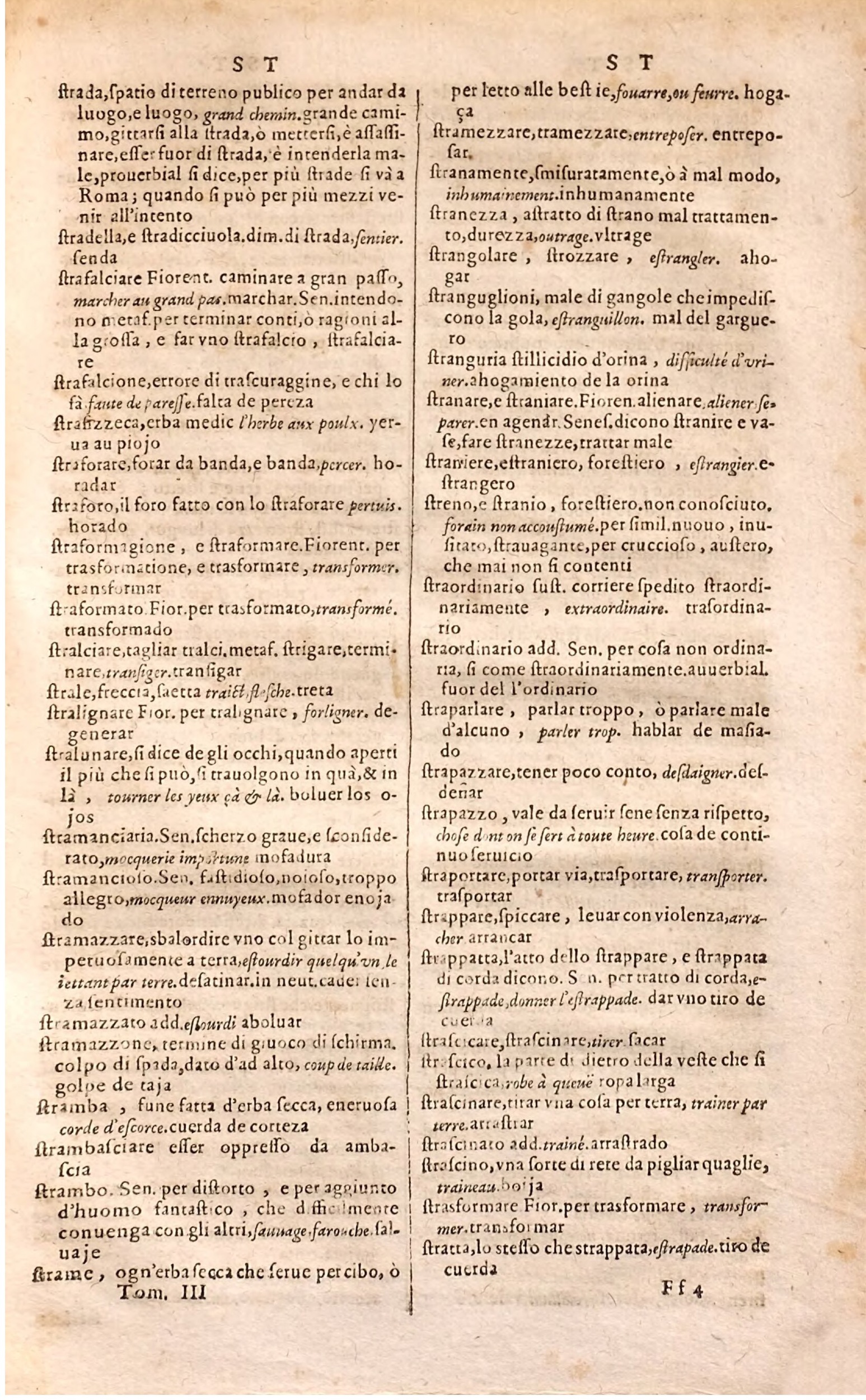1627 - Jacques Crespin - Trésor des trois langues (Troisième partie) - Regensburg