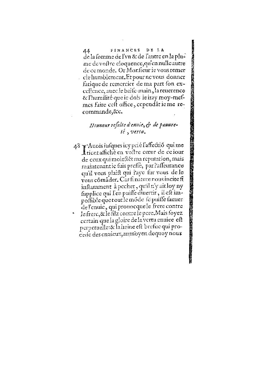 1572 - Nicolas Du Chemin - Finances et Trésor de la plume française - BM Lyon