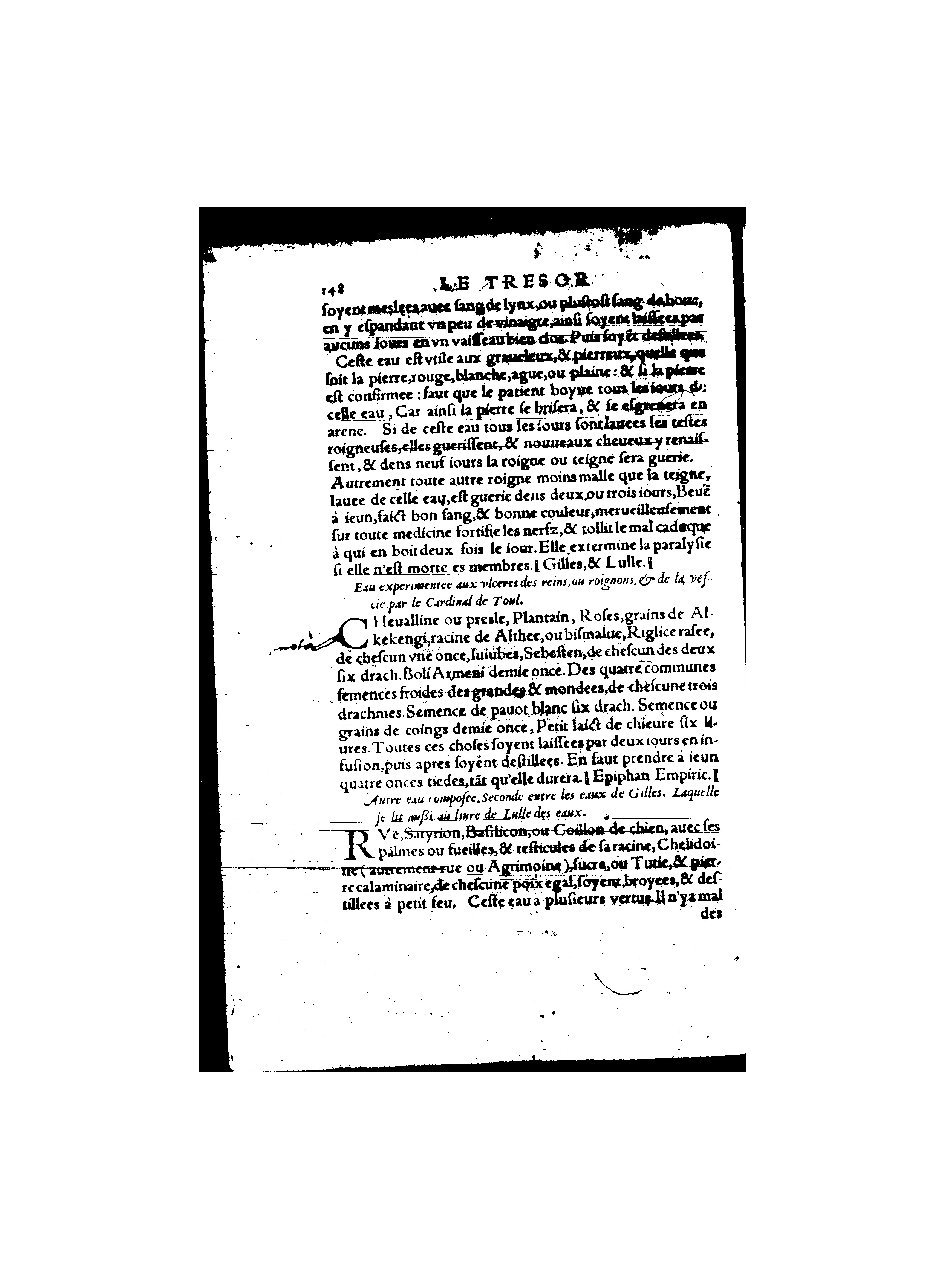 1555 - Balthazar Arnoullet - Trésor d’Évonyme Philiatre - BnF